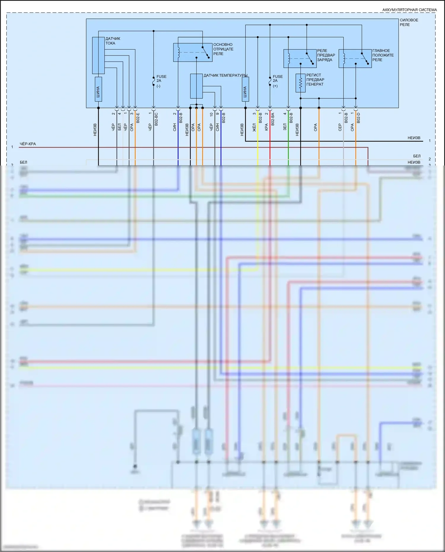 IONIQ 5 Hyundai I (2021-2024): Электросхема электрическая двигателя, базовая (2 из 19) 