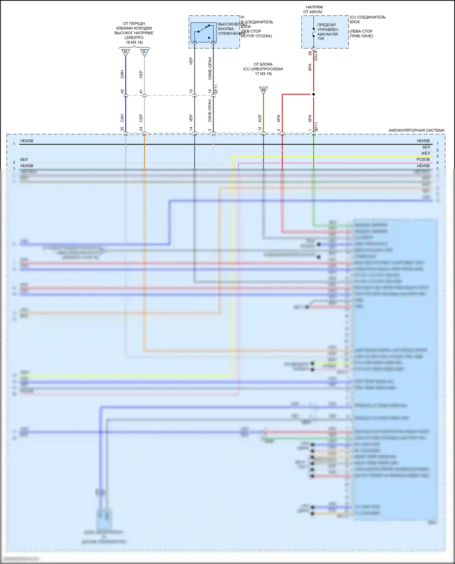 IONIQ 5 Hyundai I (2021-2024): Электросхема электрическая двигателя, базовая (3 из 19) 