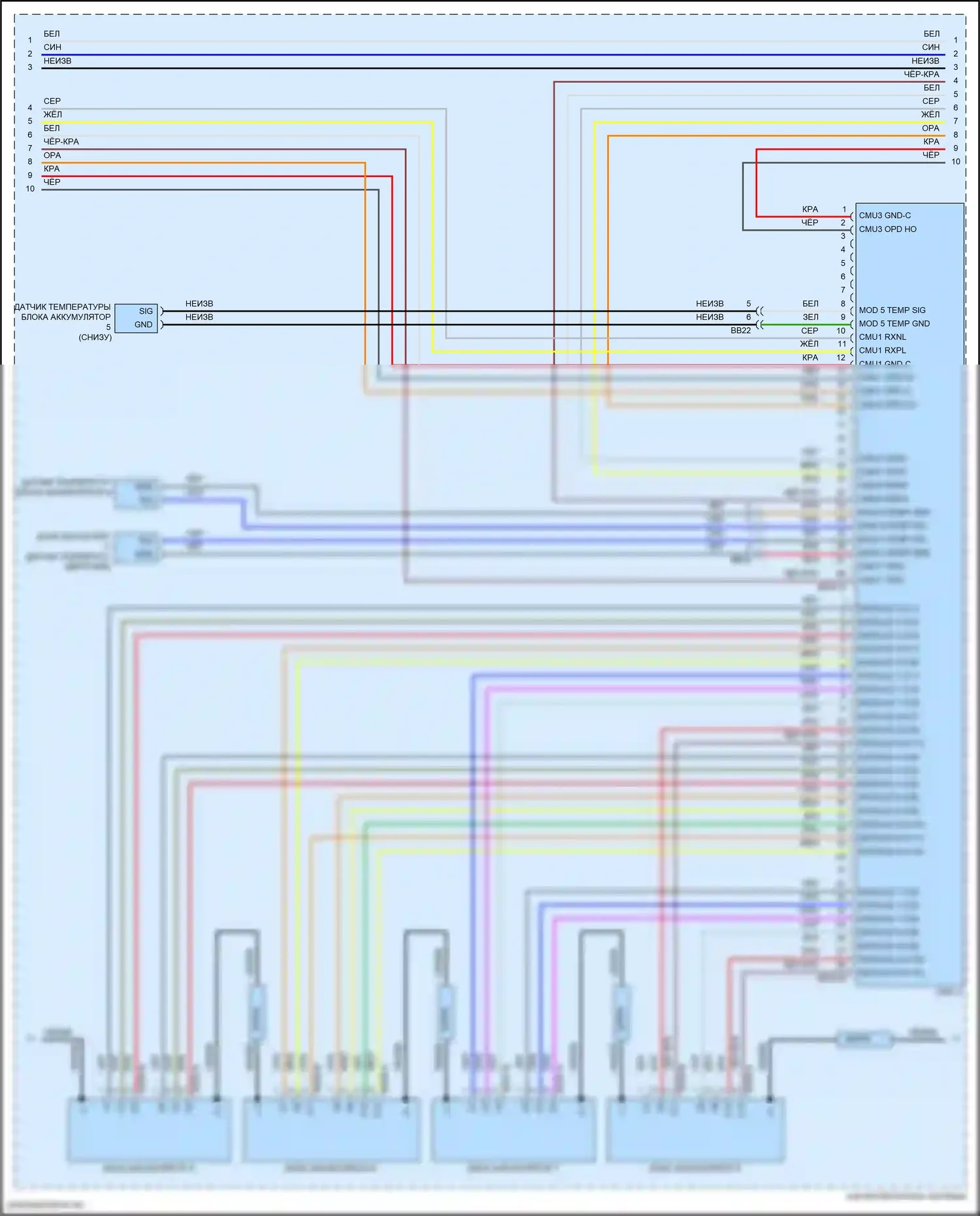 IONIQ 5 Hyundai I (2021-2024): Электросхема электрическая двигателя, базовая (5 из 19) 