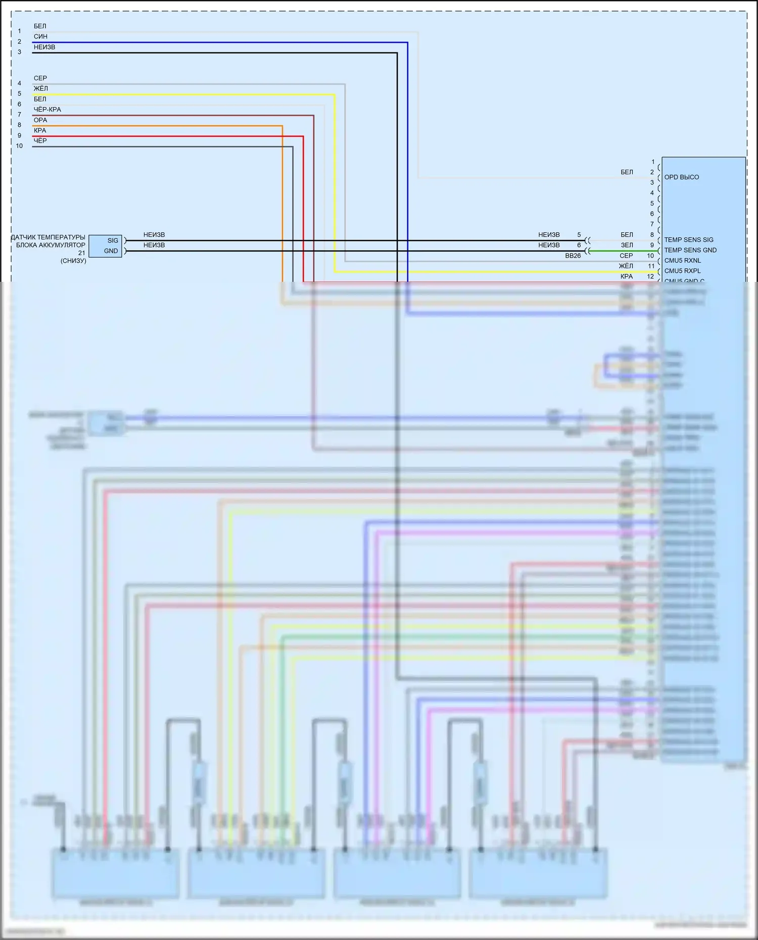 IONIQ 5 Hyundai I (2021-2024): Электросхема электрическая двигателя, базовая (9 из 19) 
