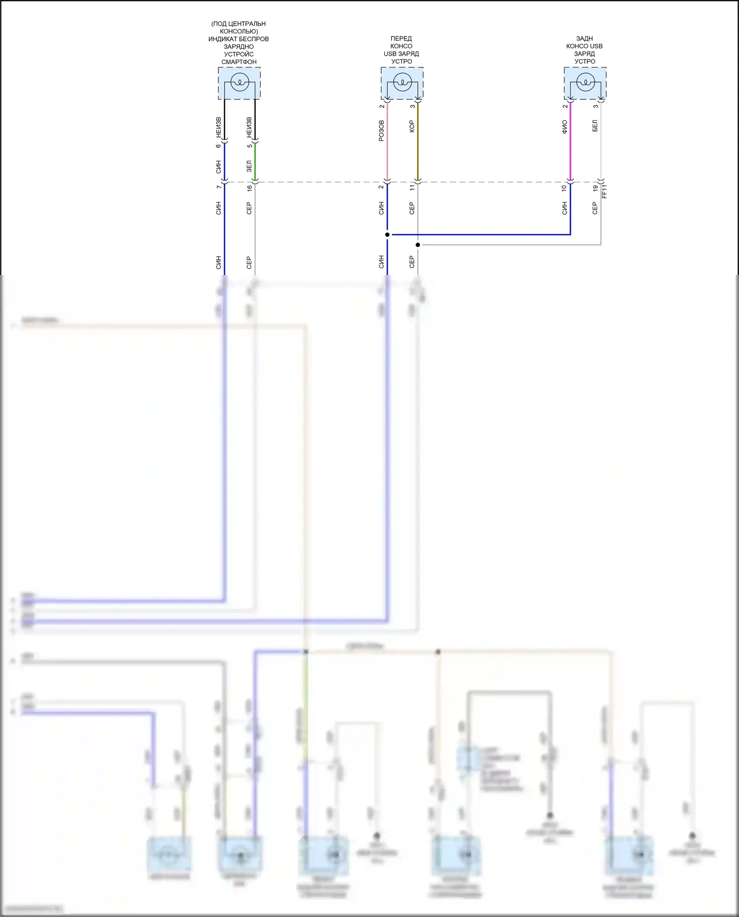 IONIQ 5 Hyundai I (2021-2024): Электросхема подсветки приборной панели (3 из 3) 