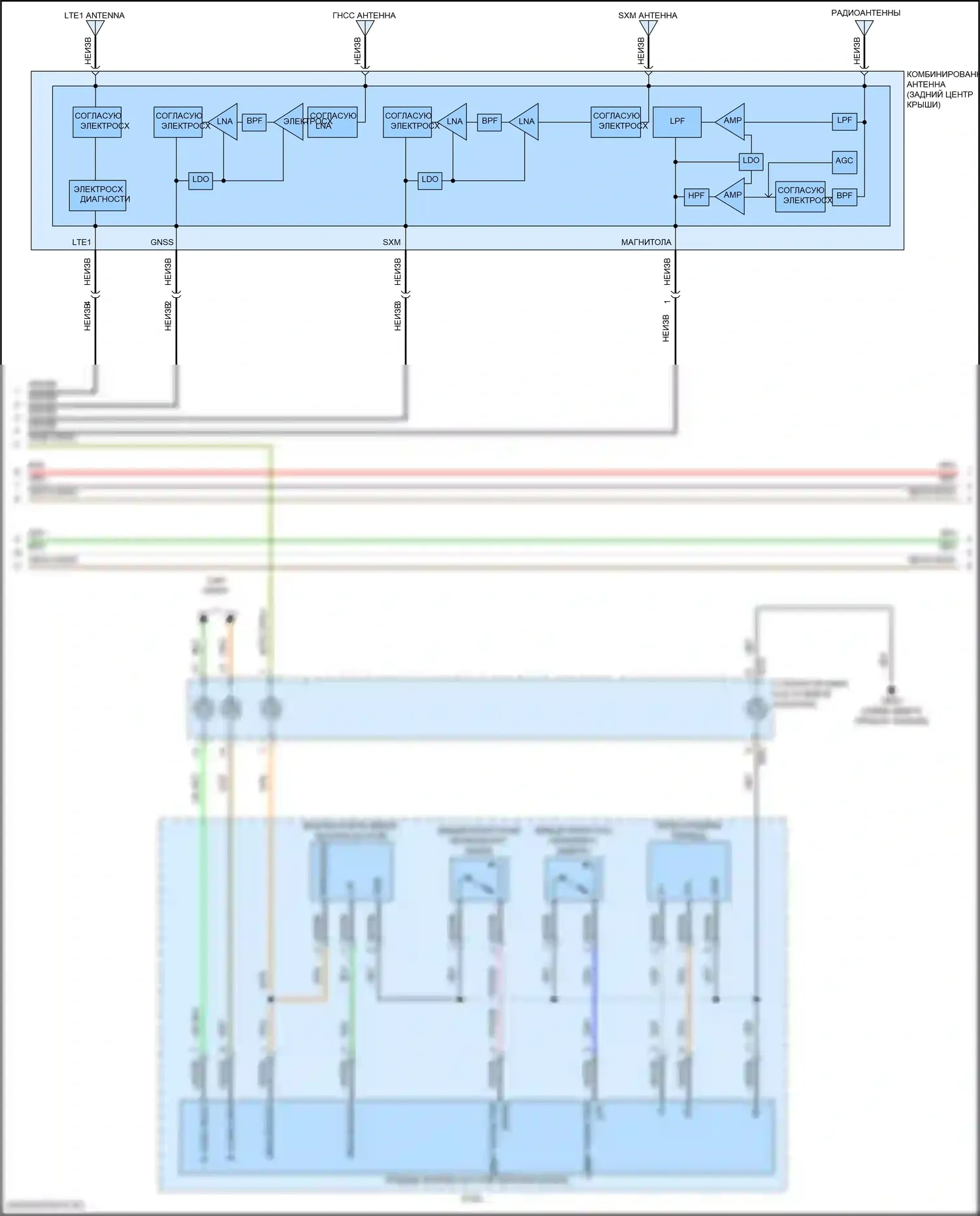 IONIQ 5 Hyundai I (2021-2024): Электросхема навигации, с усилителем (4 из 5) 
