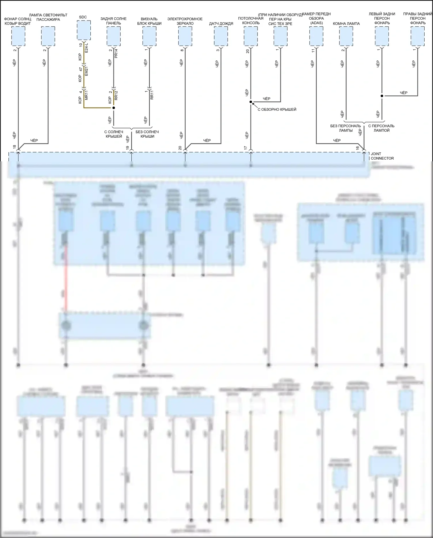 IONIQ 5 Hyundai I (2021-2024): Электросхема разводки массы (1 из 7) 