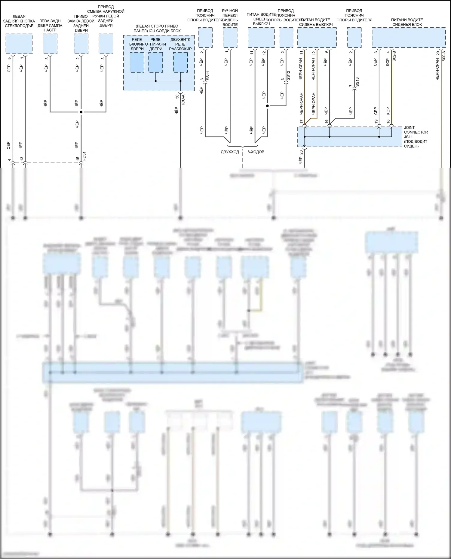 IONIQ 5 Hyundai I (2021-2024): Электросхема разводки массы (4 из 7) 