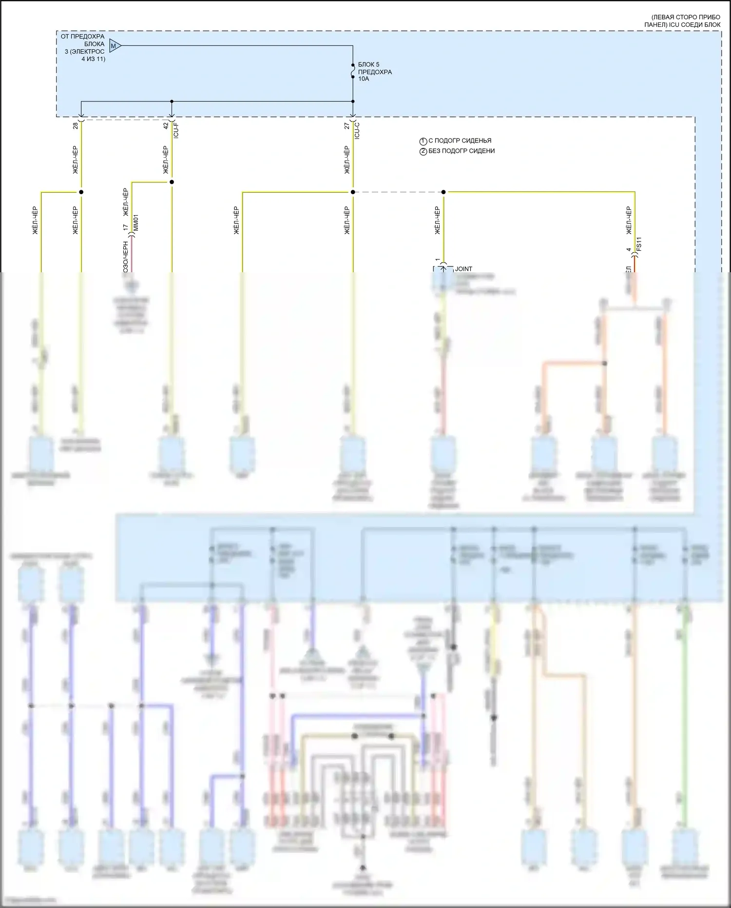 IONIQ 6 Hyundai I (2022-2024): Электросхема блока предохранителей реле (5 из 11) 