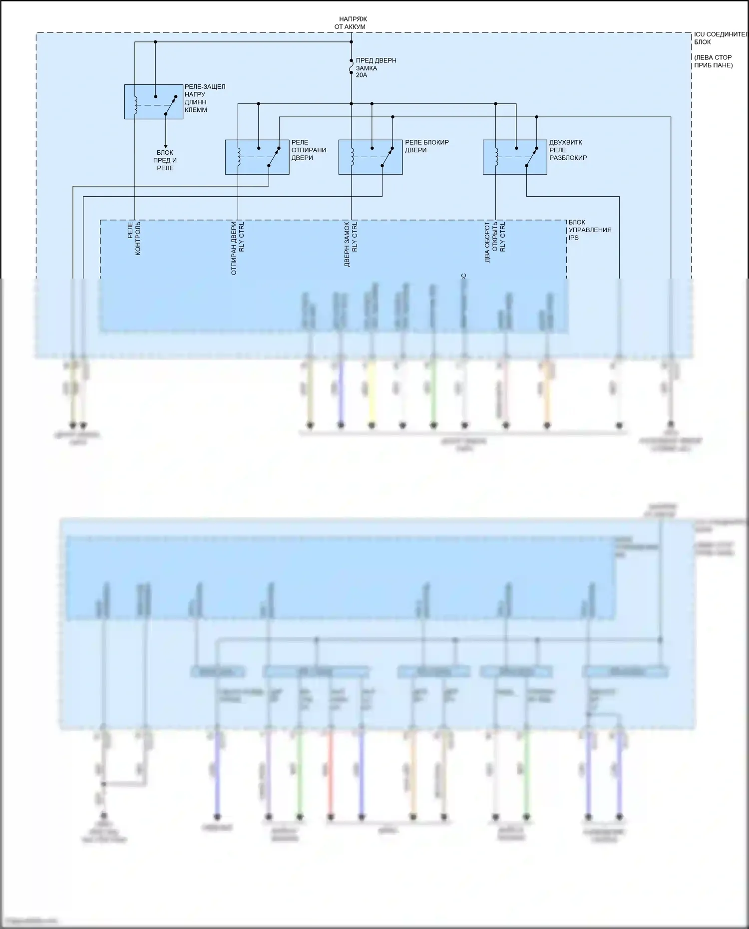 IONIQ 6 Hyundai I (2022-2024): Электросхема блока управления ips (1 из 2) 