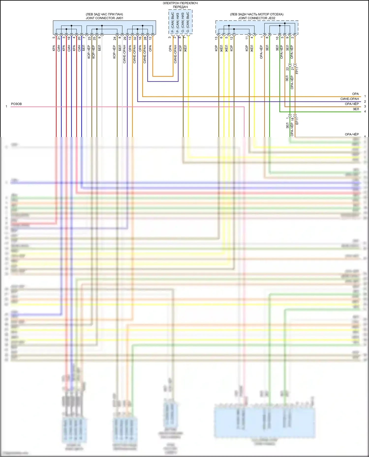 IONIQ 6 Hyundai I (2022-2024): Can шина электросхема (2 из 8) 