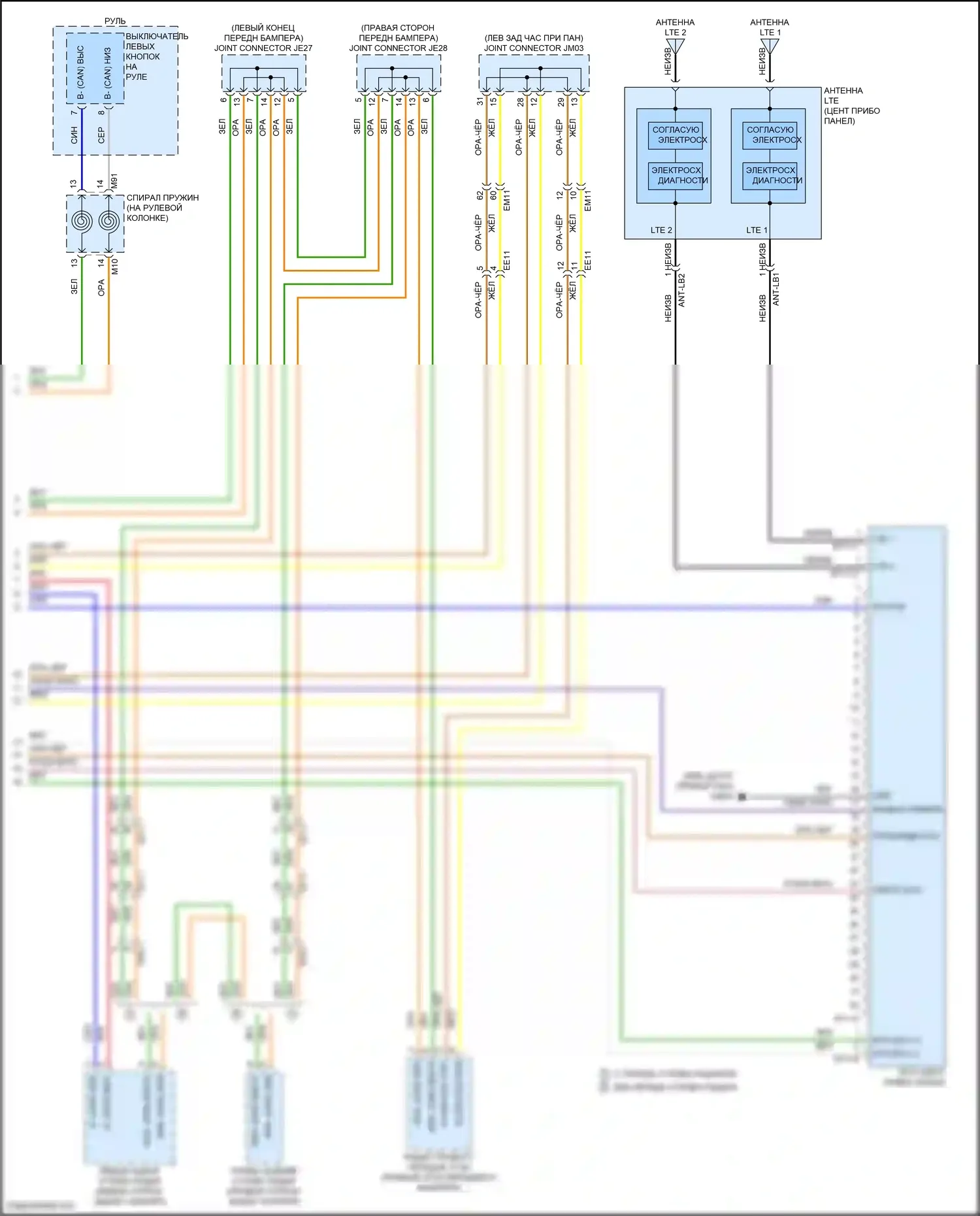 IONIQ 6 Hyundai I (2022-2024): Can шина электросхема (8 из 8) 