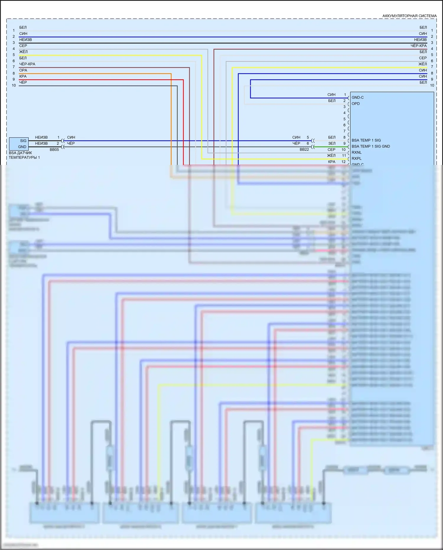IONIQ 6 Hyundai I (2022-2024): Электросхема двигателя электрическая, большой диапазон 4wd (5 из 22) 