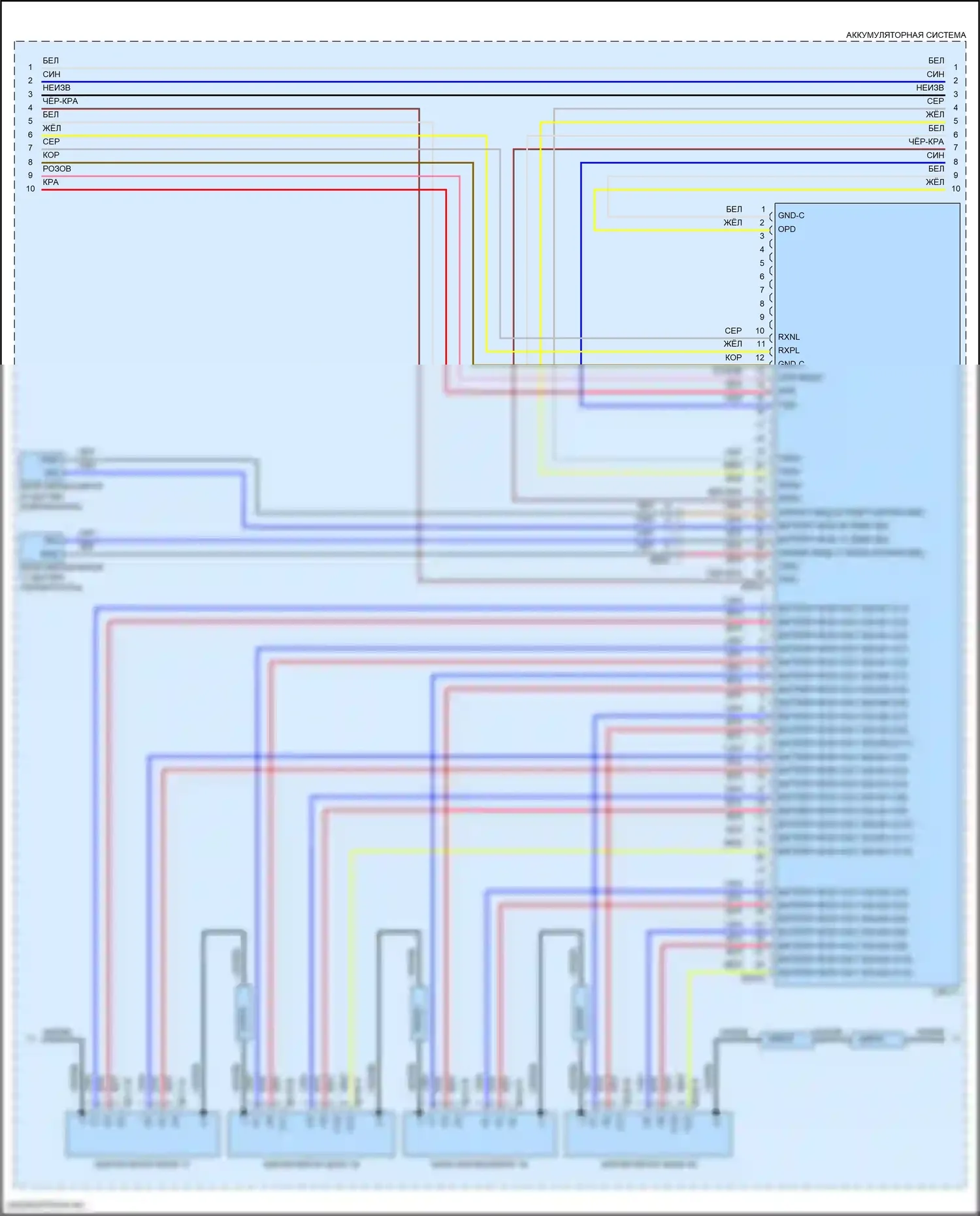 IONIQ 6 Hyundai I (2022-2024): Электросхема двигателя электрическая, большой диапазон 4wd (8 из 22) 