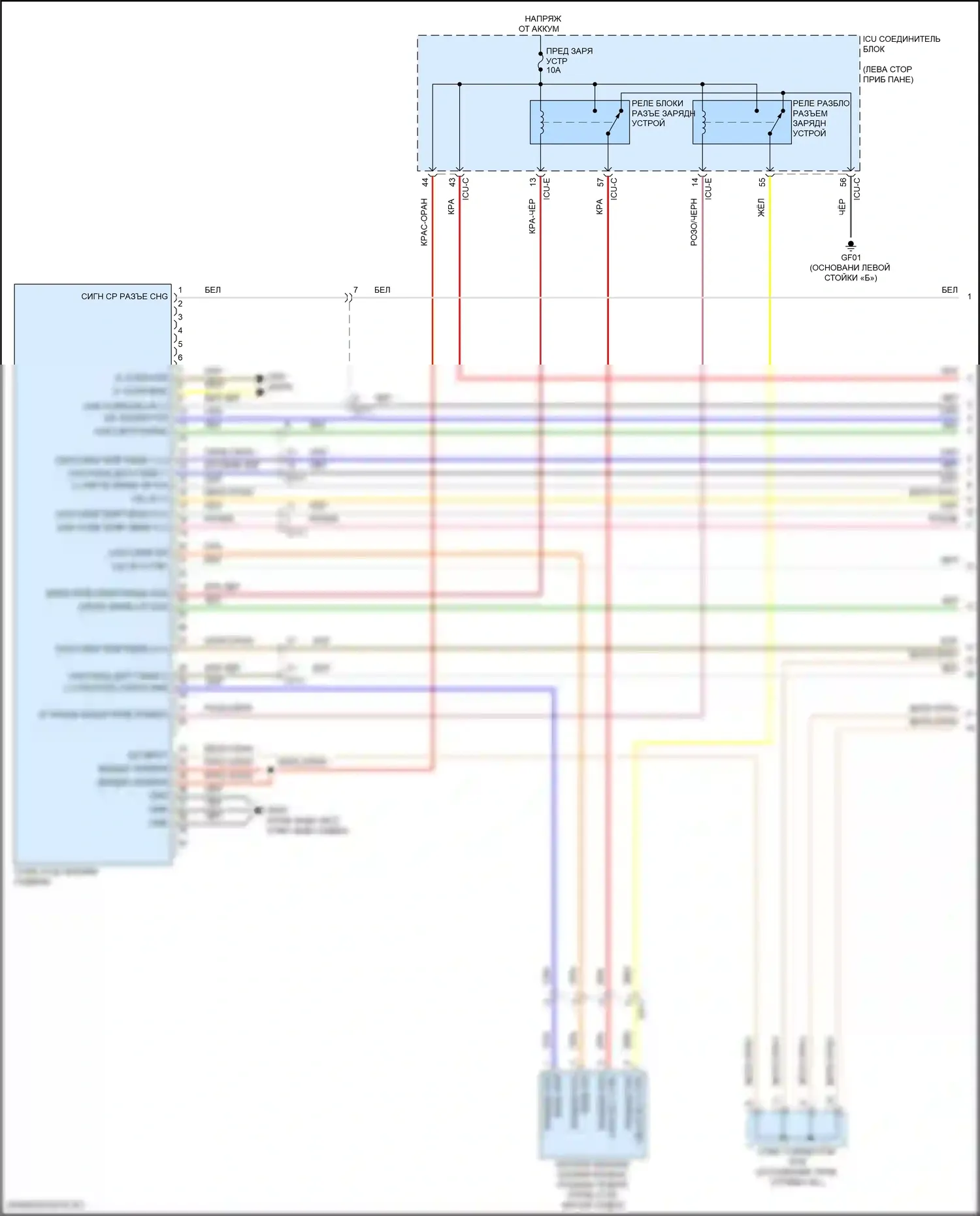 IONIQ 6 Hyundai I (2022-2024): Электросхема двигателя электрическая, большой радиус действия 2wd (12 из 19) 