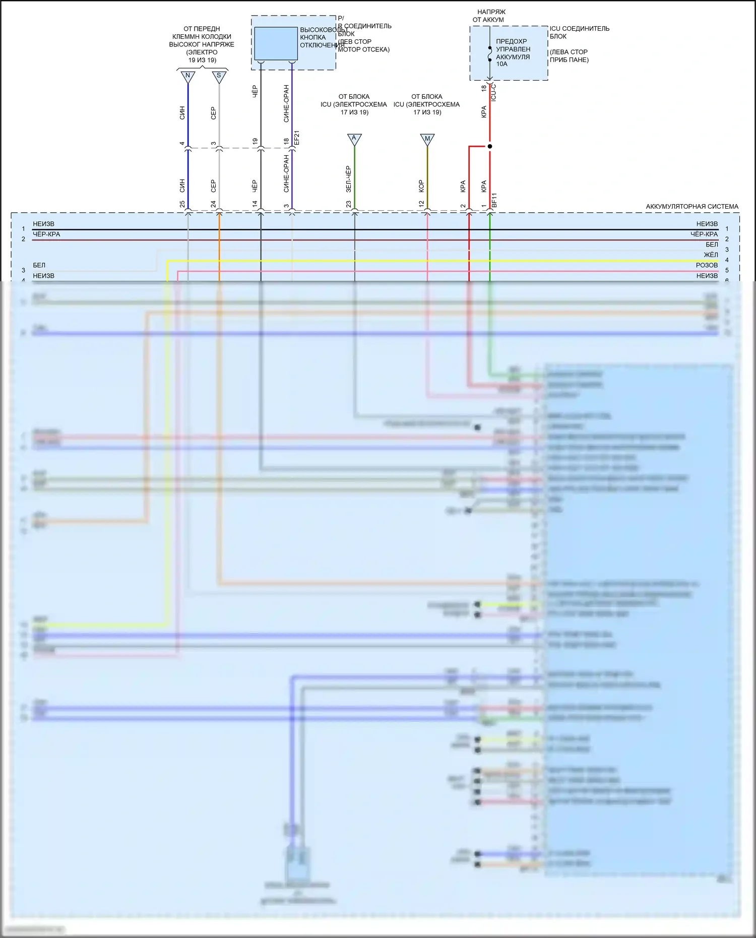 IONIQ 6 Hyundai I (2022-2024): Электросхема двигателя электрическая, большой радиус действия 2wd (3 из 19) 