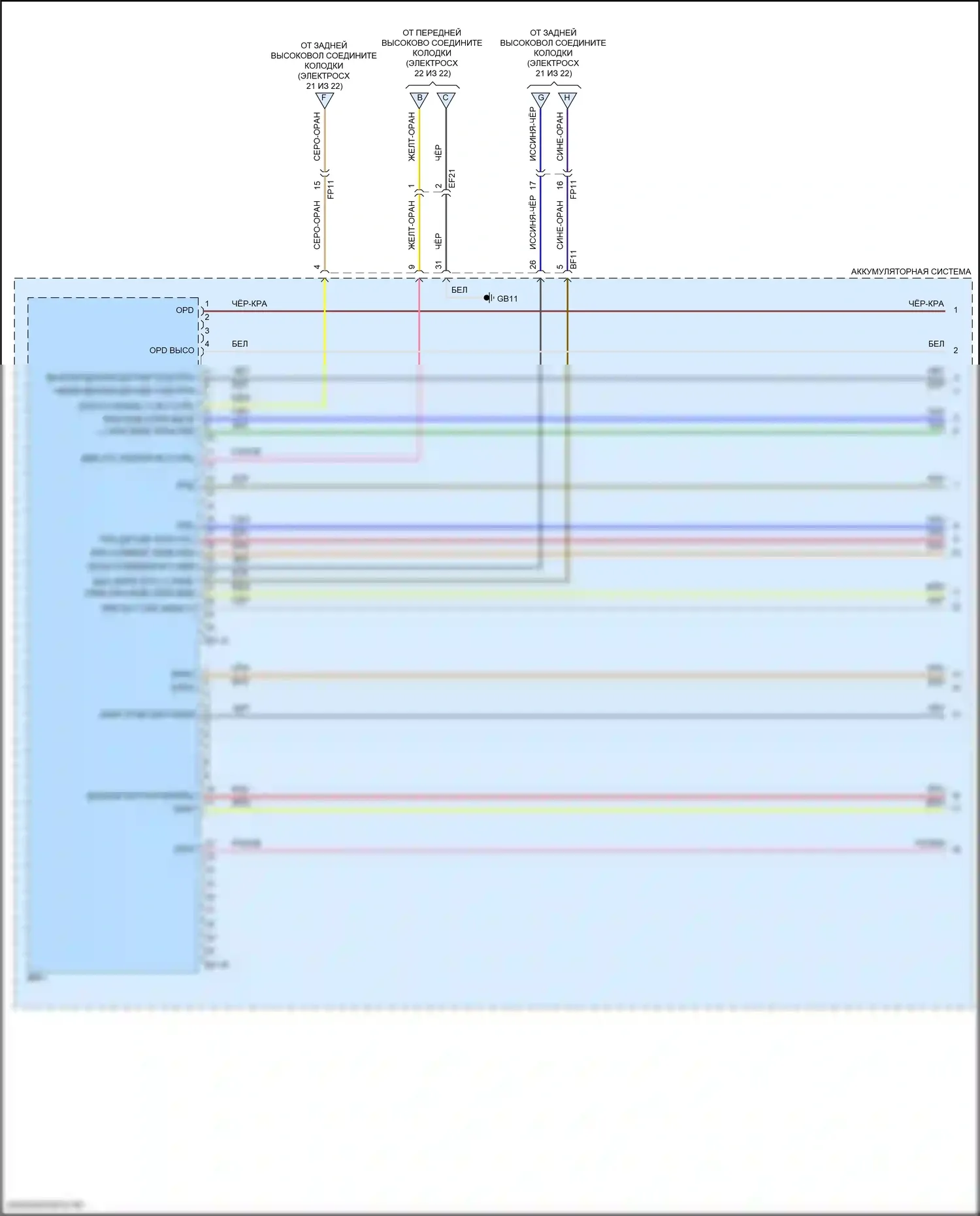 IONIQ 6 Hyundai I (2022-2024): Электросхема двигателя электрическая, большой радиус действия 4wd (1 из 22) 