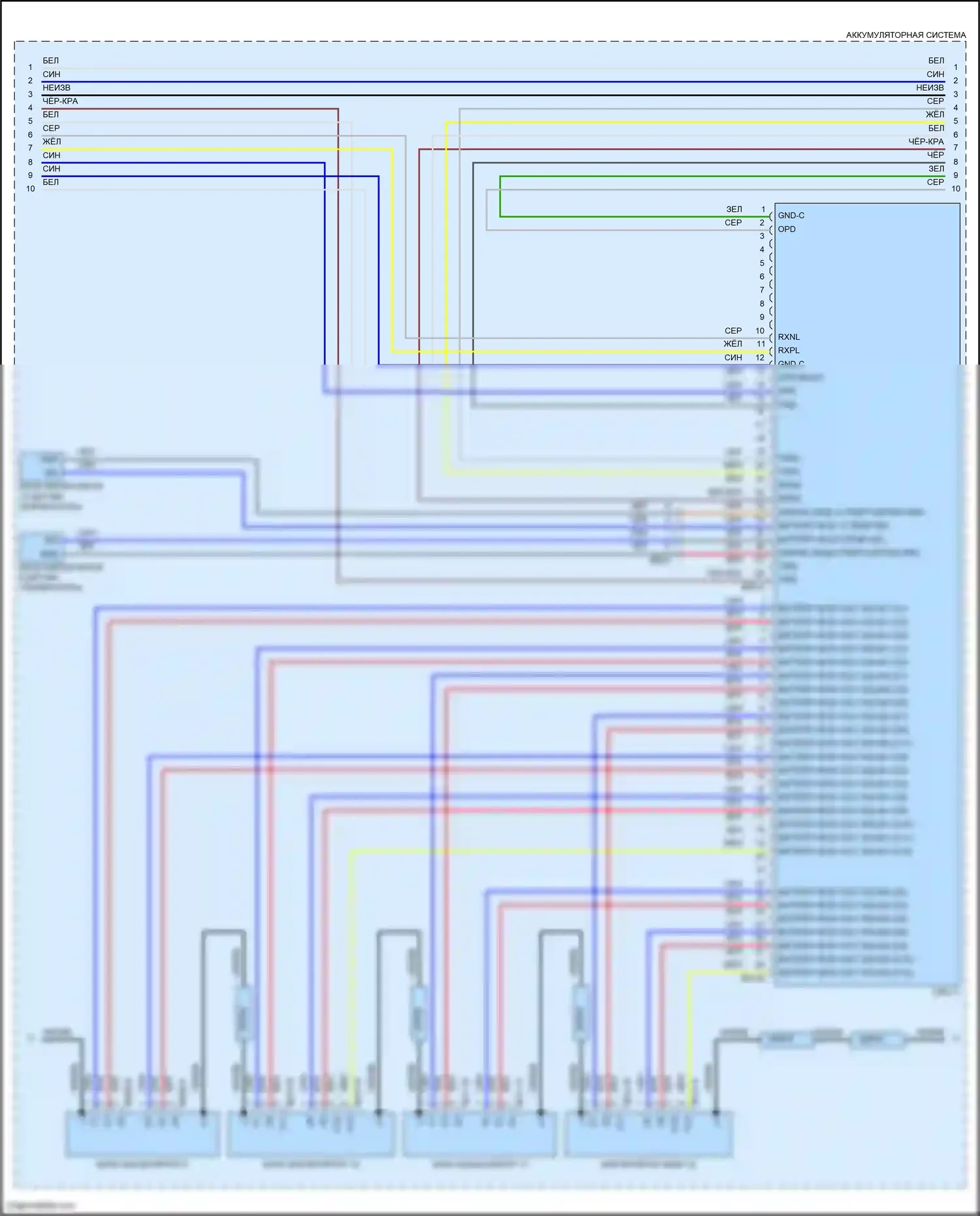 IONIQ 6 Hyundai I (2022-2024): Электросхема двигателя электрическая, большой радиус действия 4wd (6 из 22) 