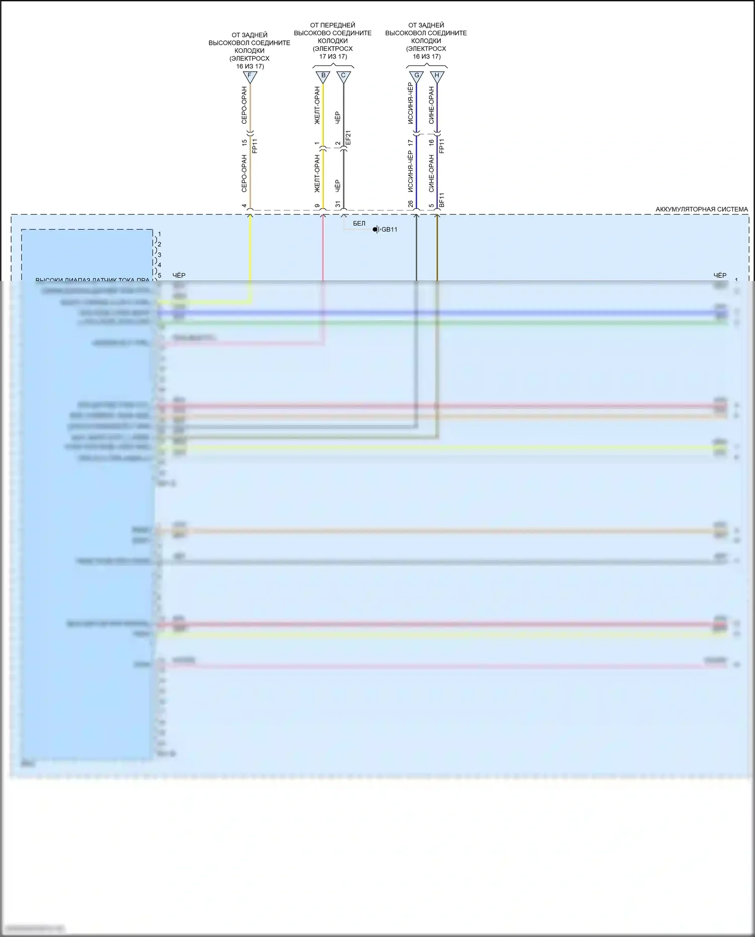 IONIQ 6 Hyundai I (2022-2024): Электросхема двигателя электрическая, стандартная 2wd (1 из 17) 