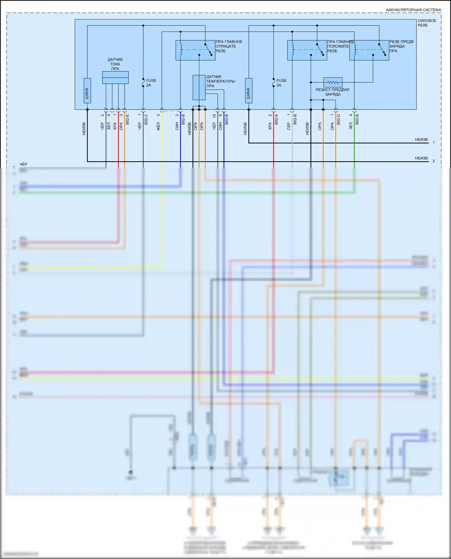 IONIQ 6 Hyundai I (2022-2024): Электросхема двигателя электрическая, стандартная 2wd (2 из 17) 