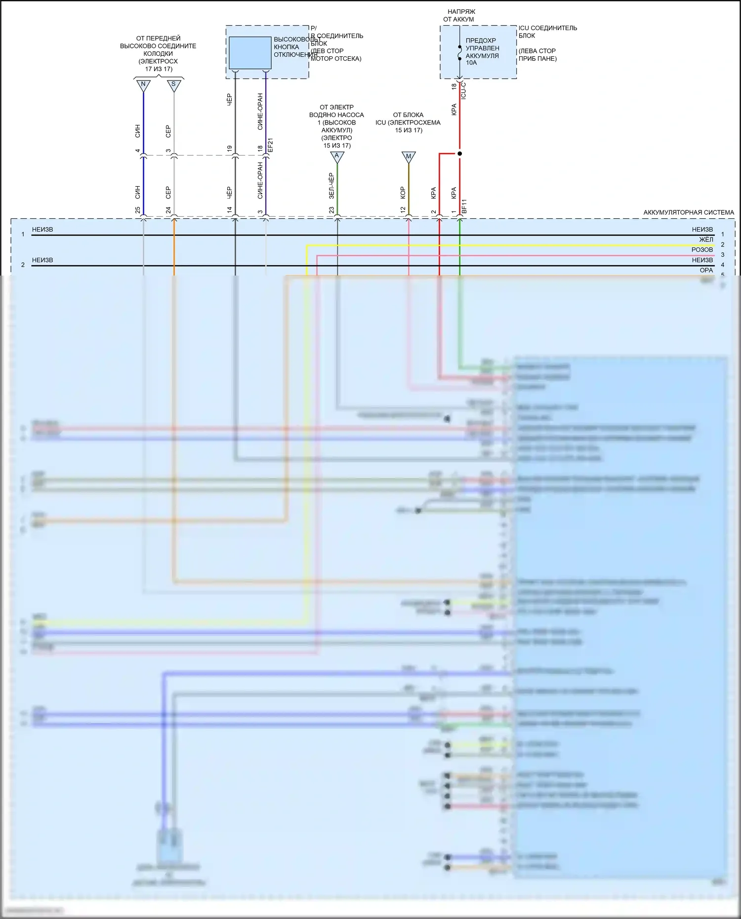 IONIQ 6 Hyundai I (2022-2024): Электросхема двигателя электрическая, стандартная 2wd (3 из 17) 