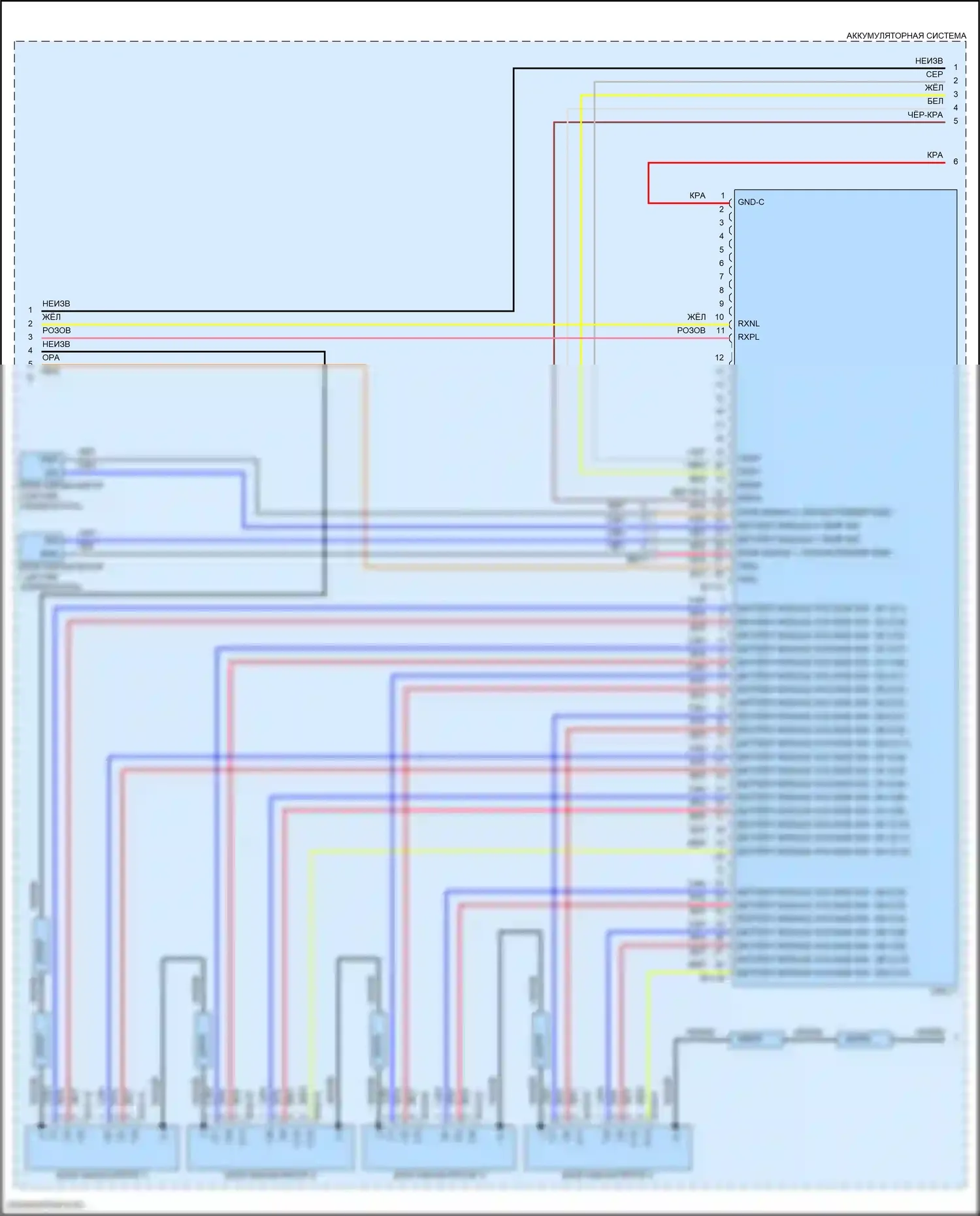 IONIQ 6 Hyundai I (2022-2024): Электросхема двигателя электрическая, стандартная 2wd (4 из 17) 