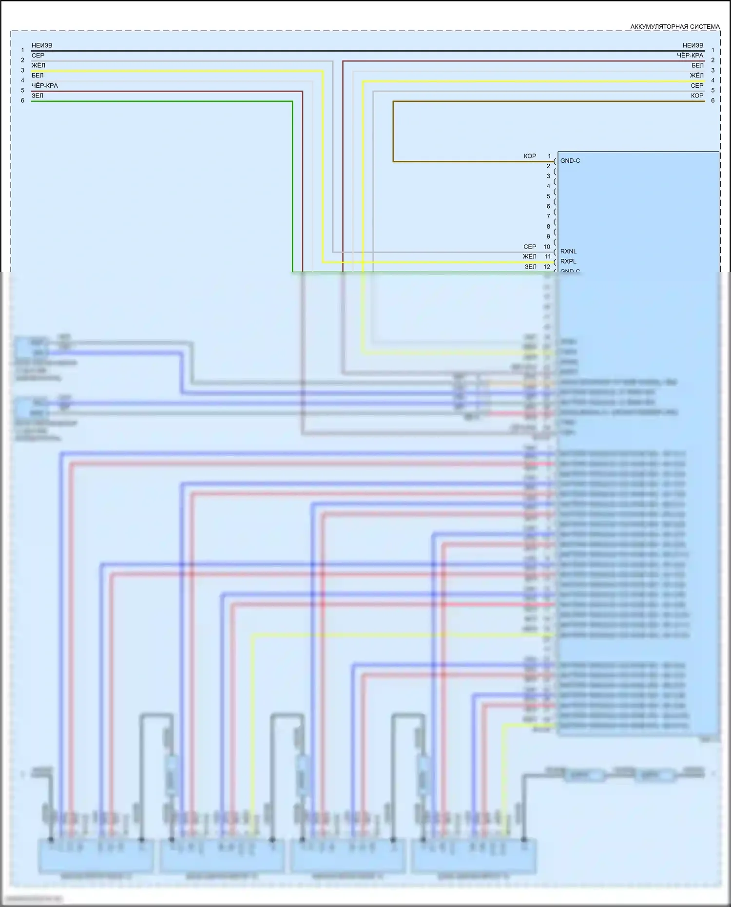IONIQ 6 Hyundai I (2022-2024): Электросхема двигателя электрическая, стандартная 2wd (7 из 17) 