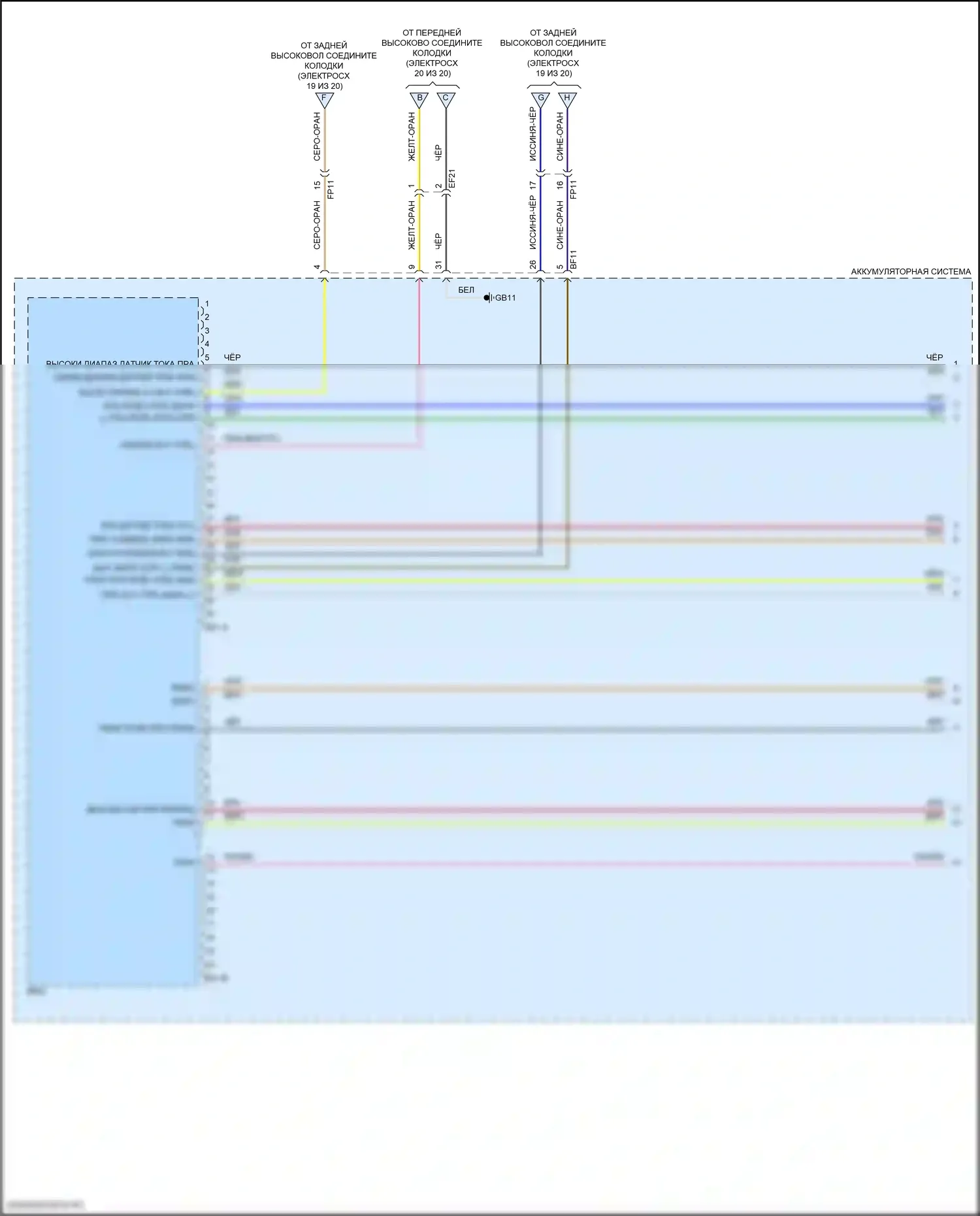 IONIQ 6 Hyundai I (2022-2024): Электросхема двигателя электрическая, стандартная 4wd (1 из 20) 