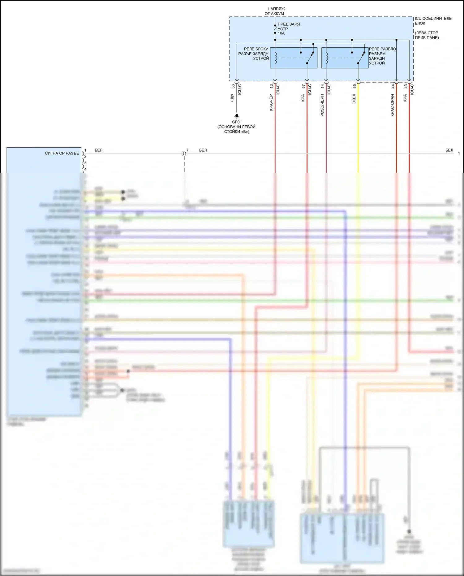IONIQ 6 Hyundai I (2022-2024): Электросхема двигателя электрическая, стандартная 4wd (10 из 20) 