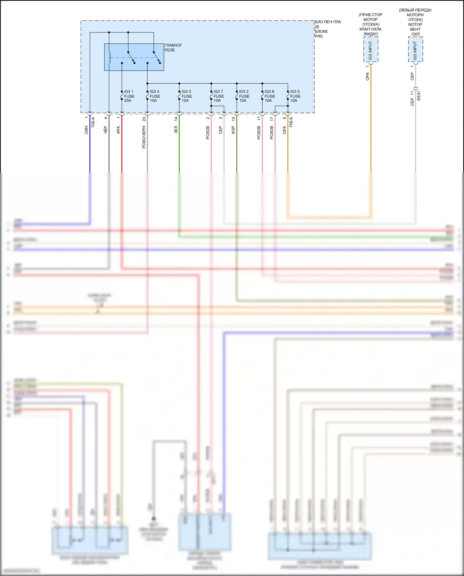 IONIQ 6 Hyundai I (2022-2024): Электросхема двигателя электрическая, стандартная 4wd (15 из 20) 