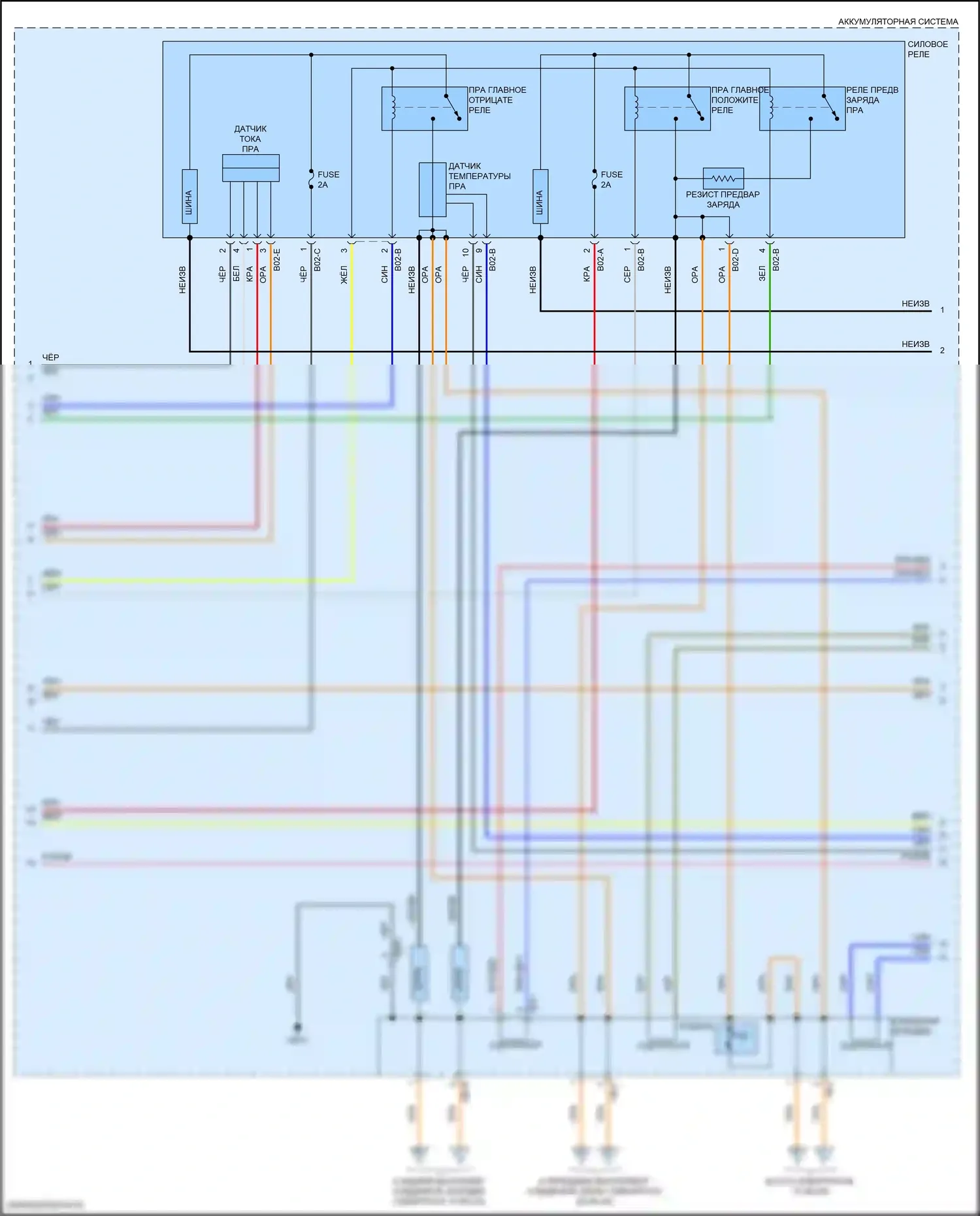 IONIQ 6 Hyundai I (2022-2024): Электросхема двигателя электрическая, стандартная 4wd (2 из 20) 