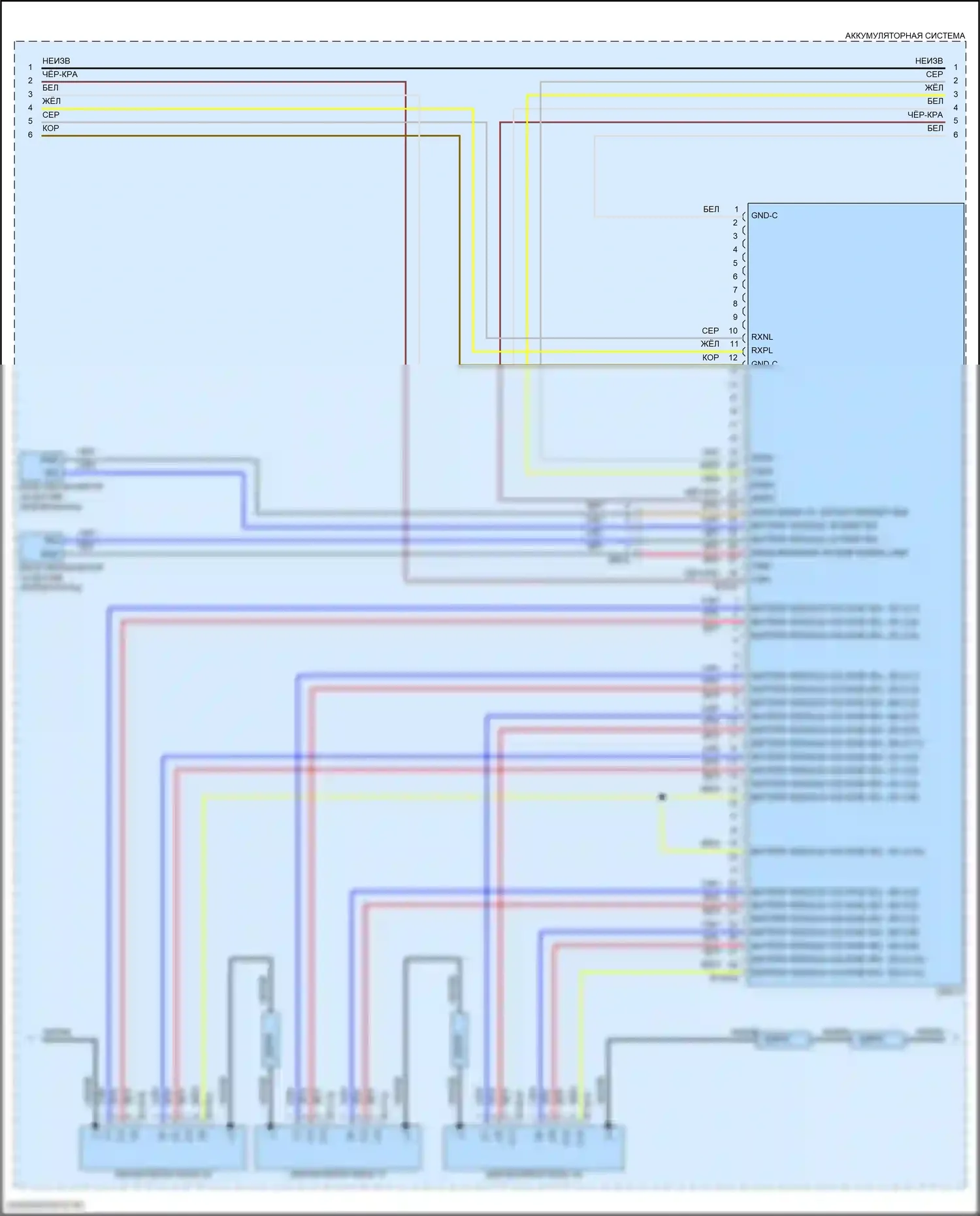IONIQ 6 Hyundai I (2022-2024): Электросхема двигателя электрическая, стандартная 4wd (8 из 20) 