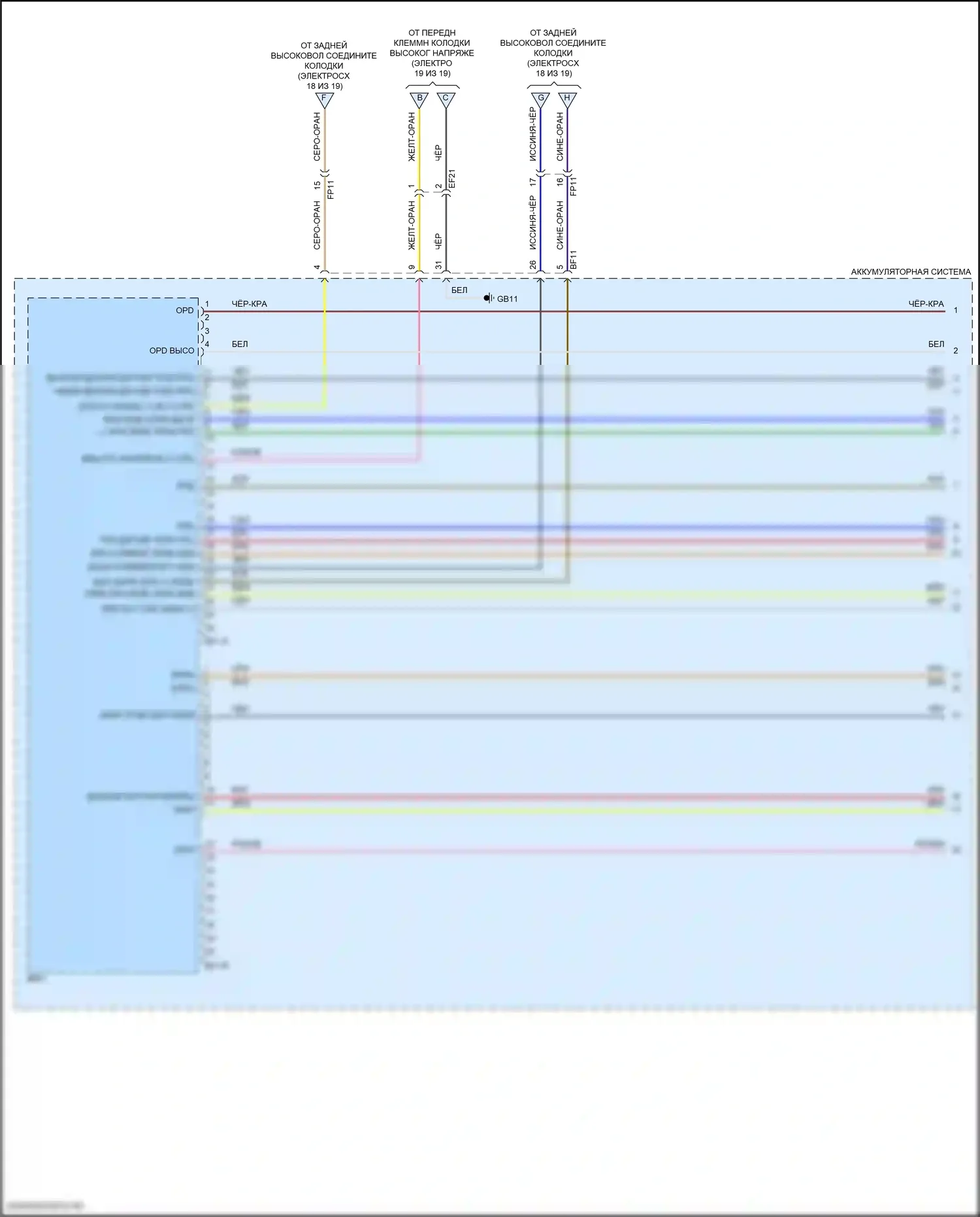 IONIQ 6 Hyundai I (2022-2024): Электросхема электрическая двигателя большой дальности 2wd (1 из 19) 