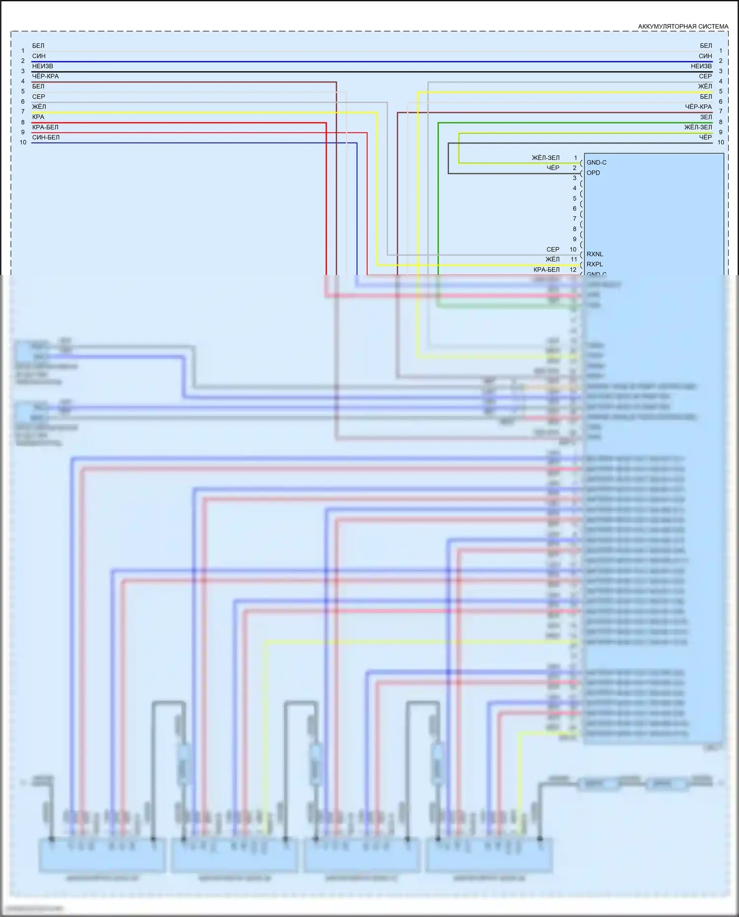 IONIQ 6 Hyundai I (2022-2024): Электросхема электрическая двигателя большой дальности 2wd (10 из 19) 