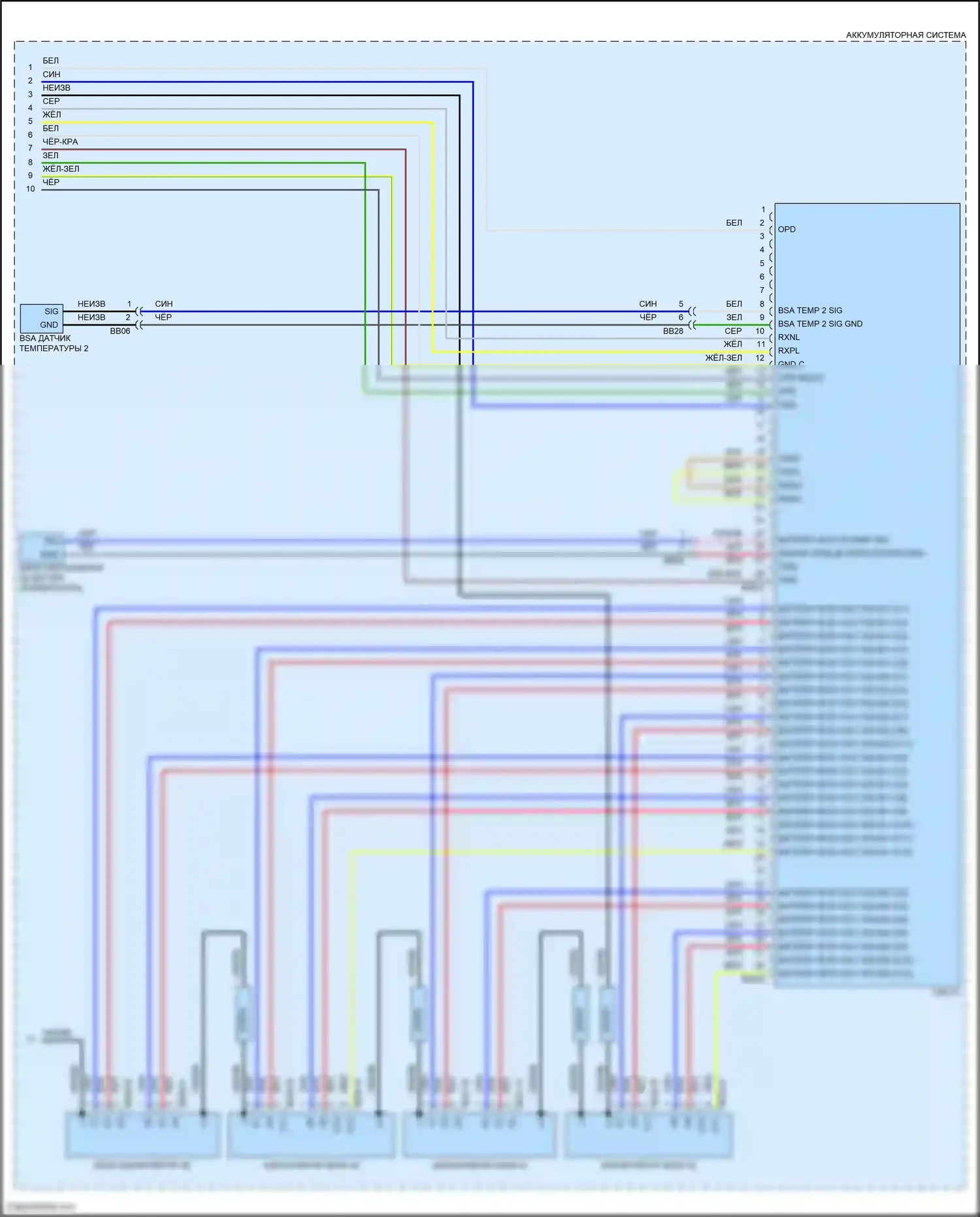 IONIQ 6 Hyundai I (2022-2024): Электросхема электрическая двигателя большой дальности 2wd (11 из 19) 