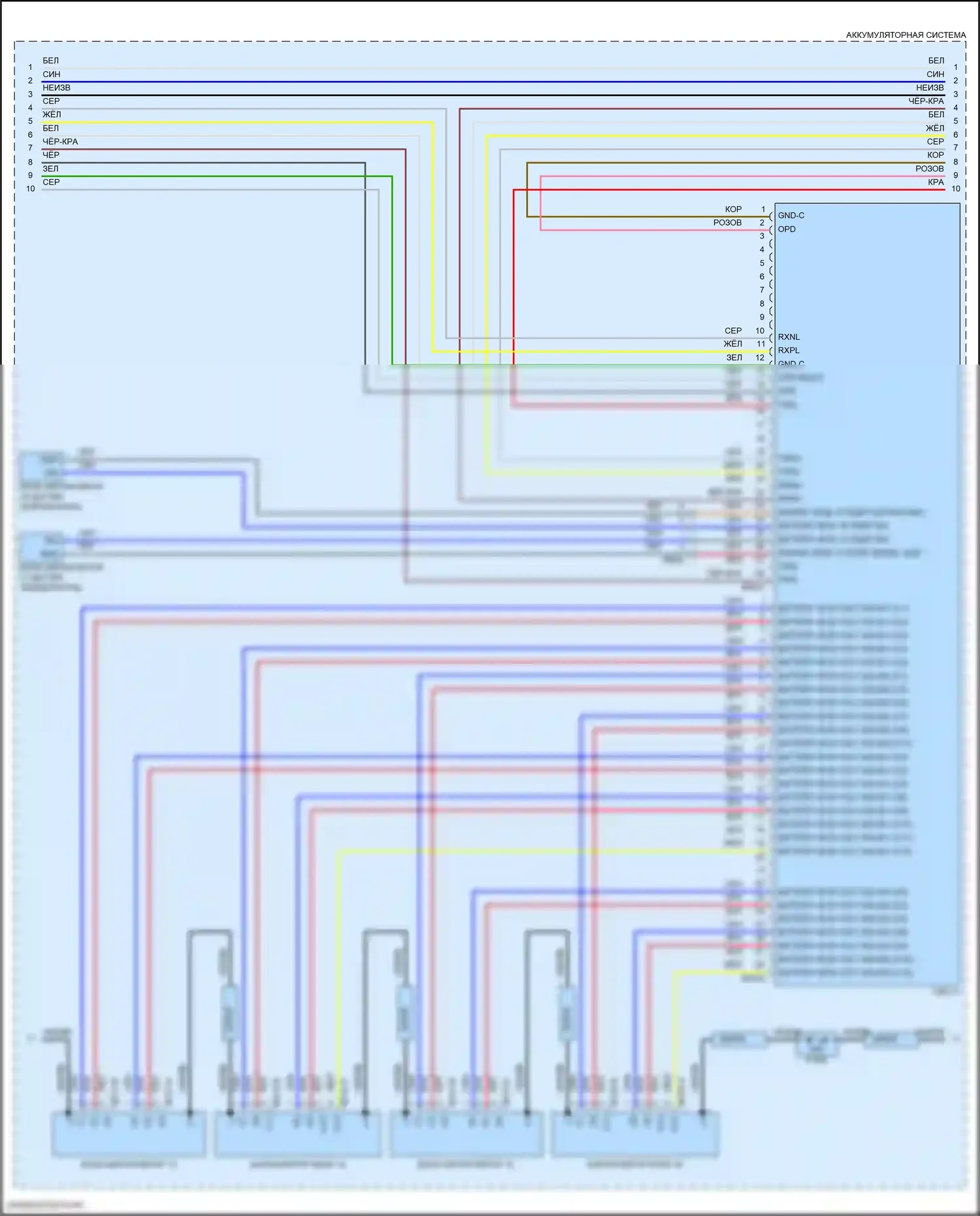 IONIQ 6 Hyundai I (2022-2024): Электросхема электрическая двигателя большой дальности 2wd (7 из 19) 