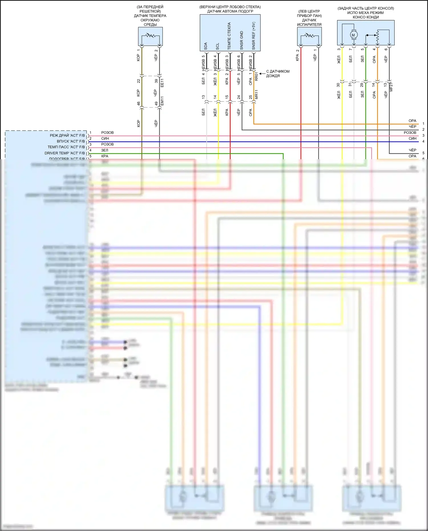 IONIQ 6 Hyundai I (2022-2024): Электросхема климат контроля (1 из 6) 