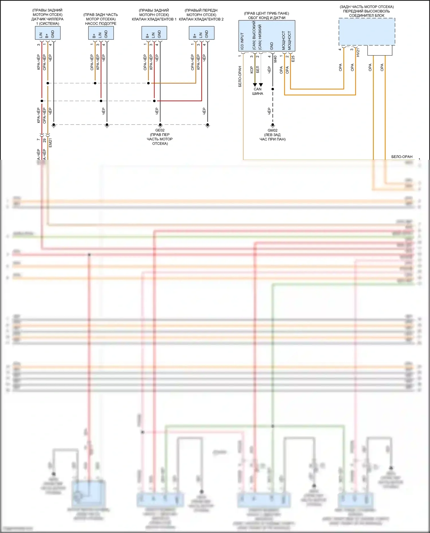 IONIQ 6 Hyundai I (2022-2024): Электросхема климат контроля (3 из 6) 