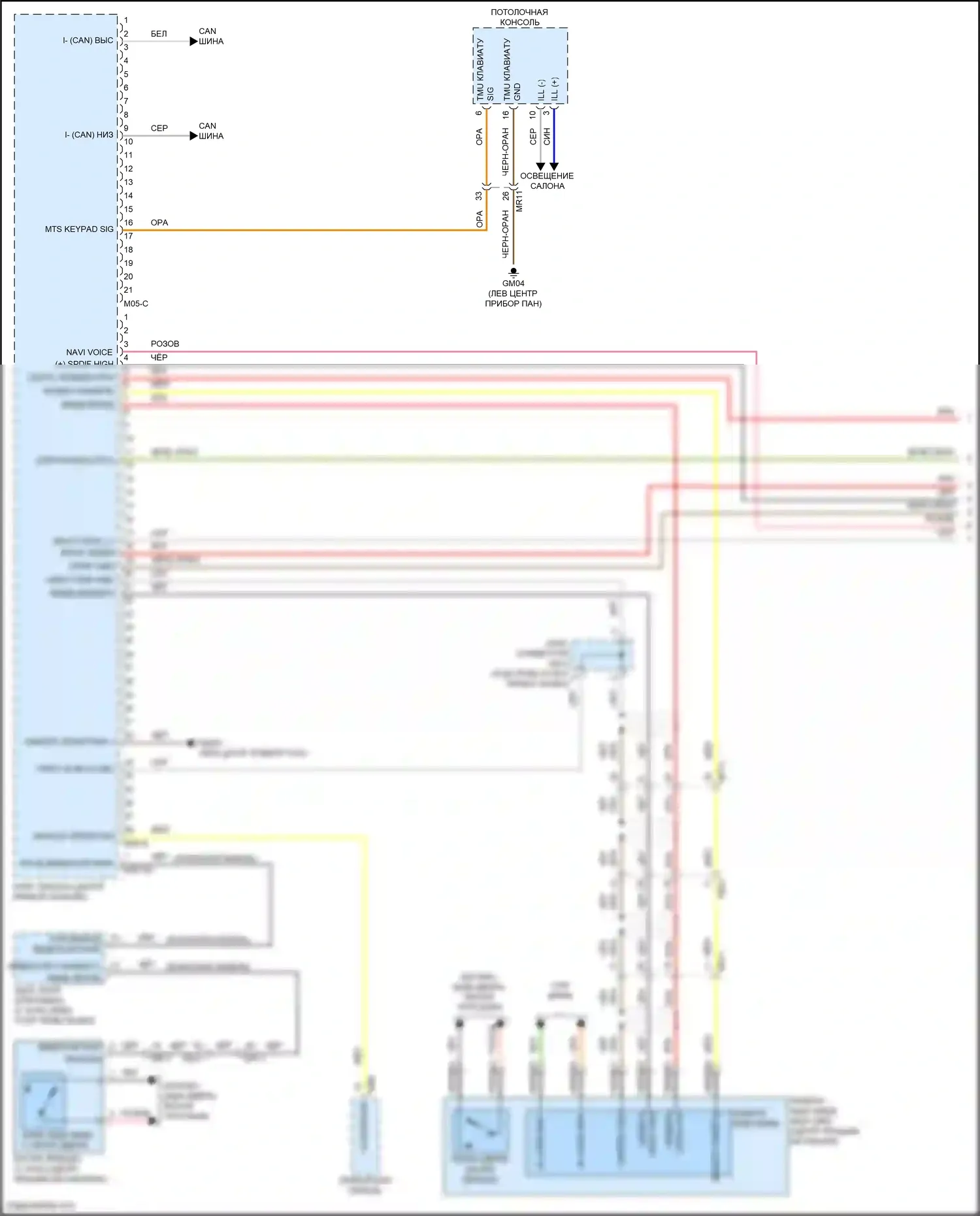 IONIQ 6 Hyundai I (2022-2024): Электросхема навигации, с усилителем (1 из 5) 