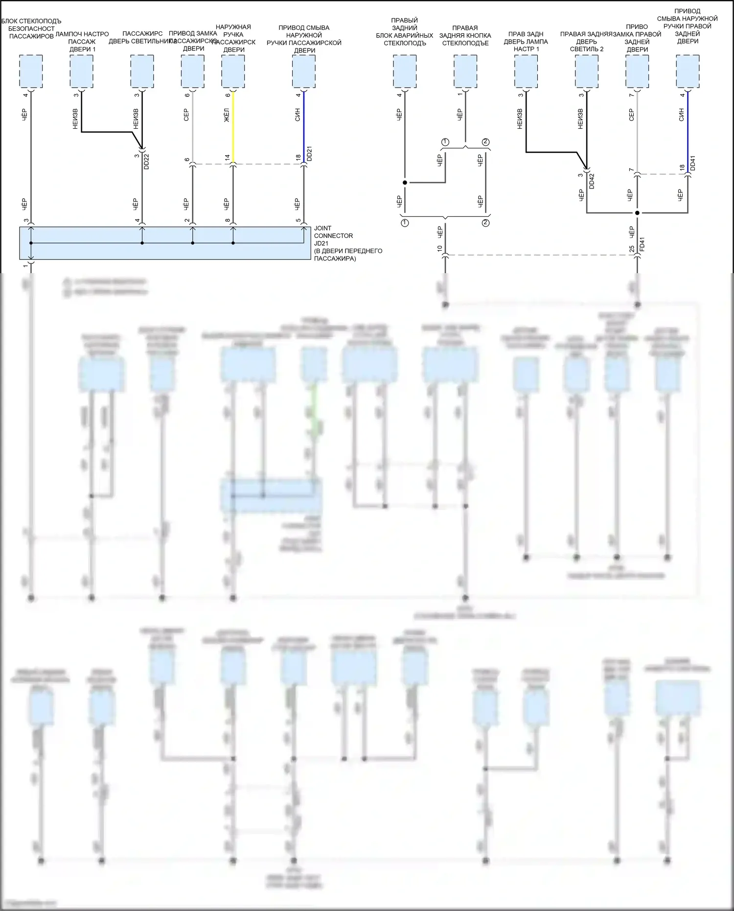 IONIQ 6 Hyundai I (2022-2024): Электросхема разводки массы (5 из 7) 