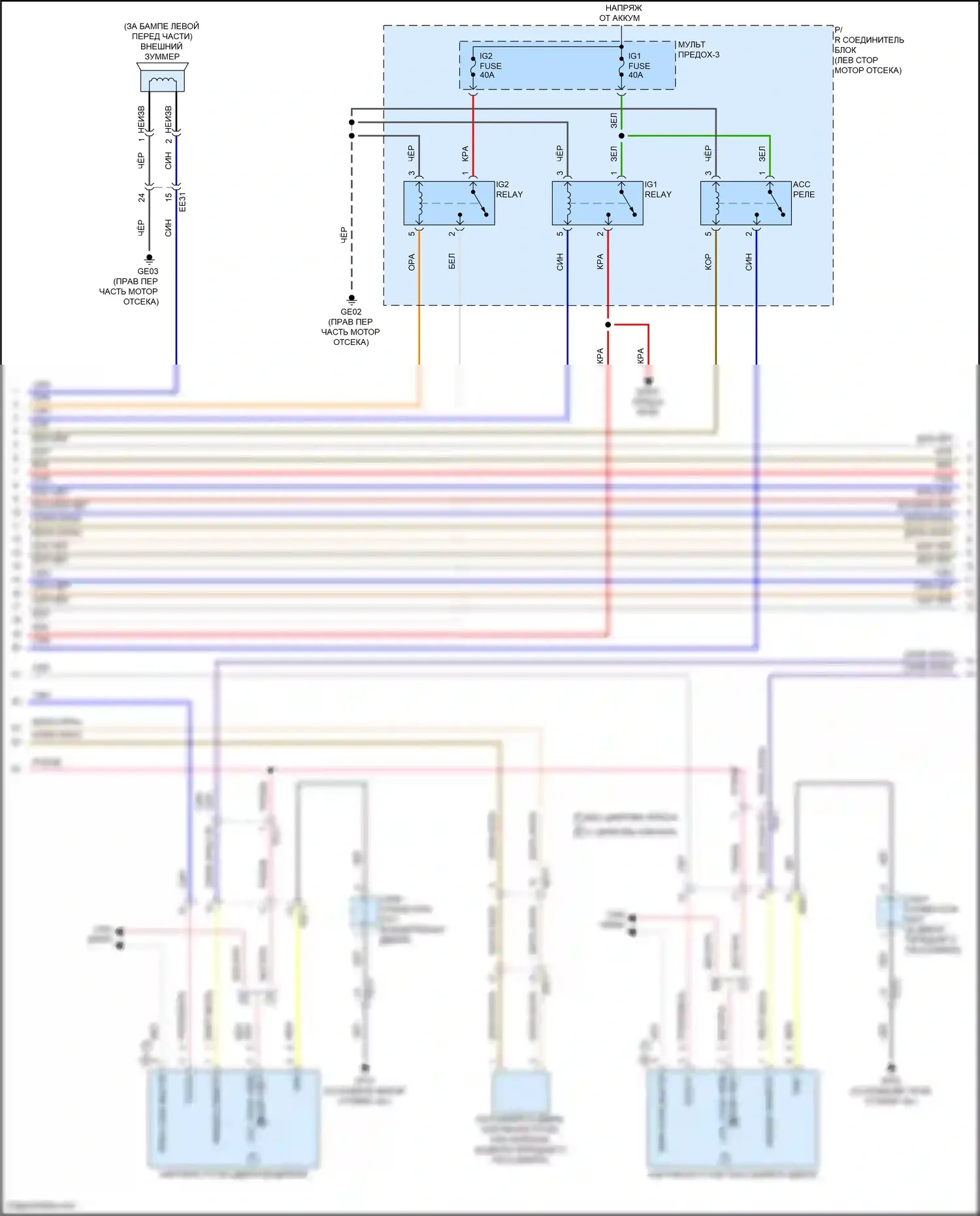 IONIQ 6 Hyundai I (2022-2024): Электросхема центрального замка (2 из 9) 