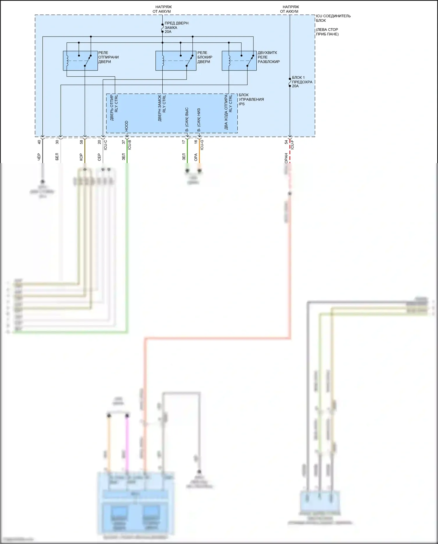 IONIQ 6 Hyundai I (2022-2024): Электросхема центрального замка (6 из 9) 