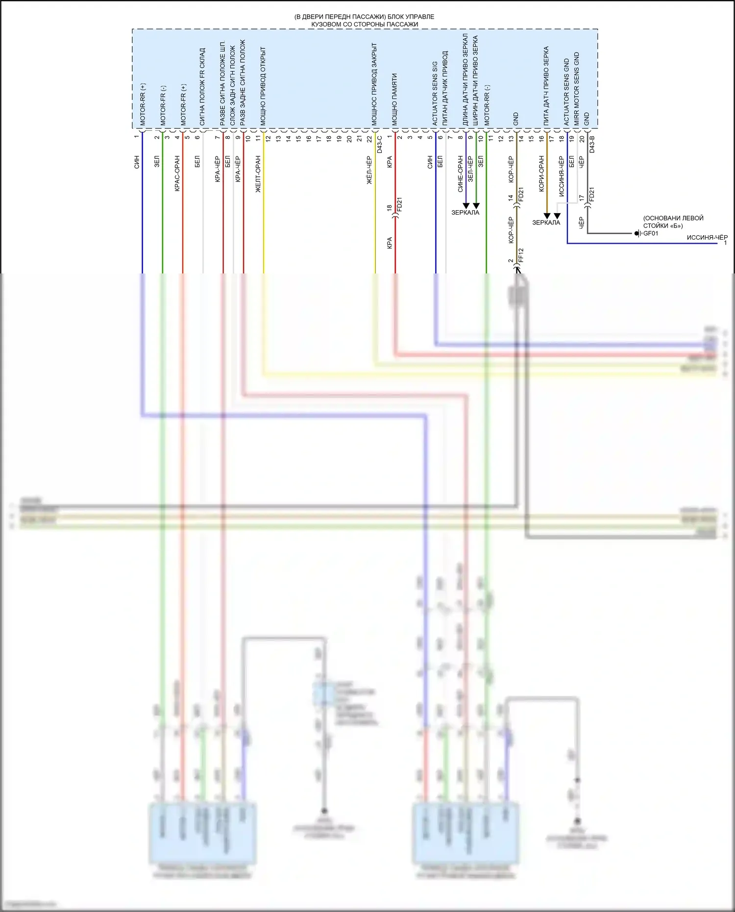 IONIQ 6 Hyundai I (2022-2024): Электросхема центрального замка (7 из 9) 