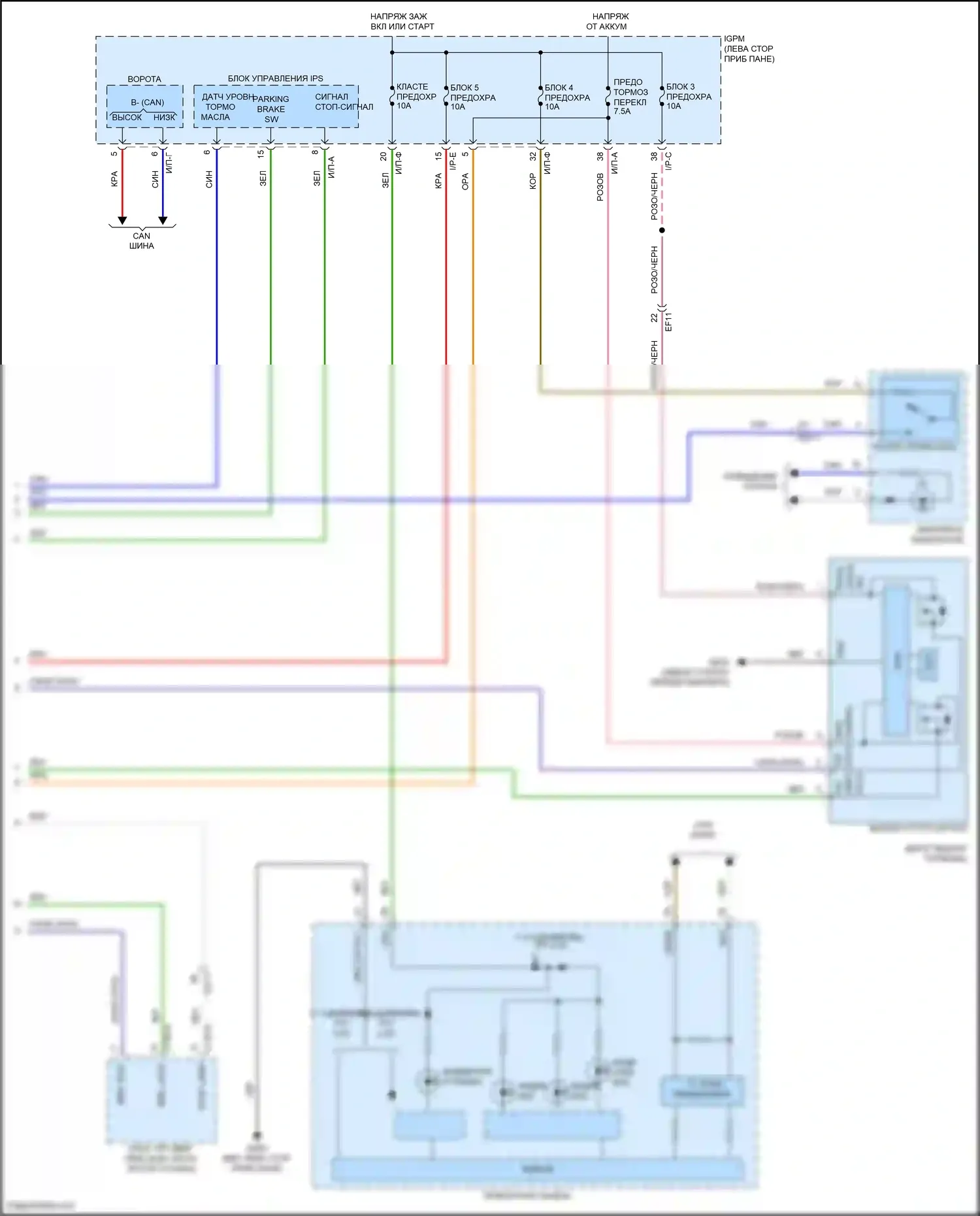 IONIQ Hyundai I (2016-2024): Антиблокировочная система abs электросхема, гибридная (3 из 3) 