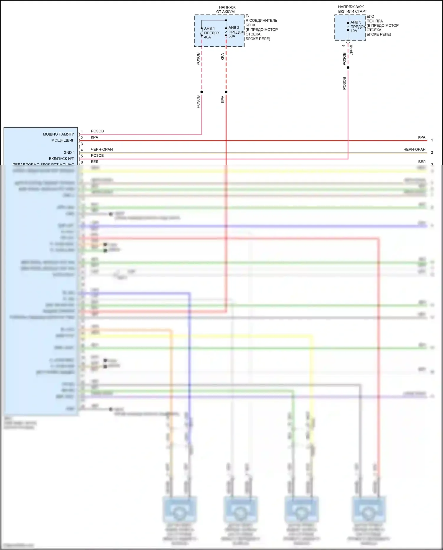 IONIQ Hyundai I (2016-2024): Антиблокировочная система abs электросхема, за исключением гибридной (1 из 3) 