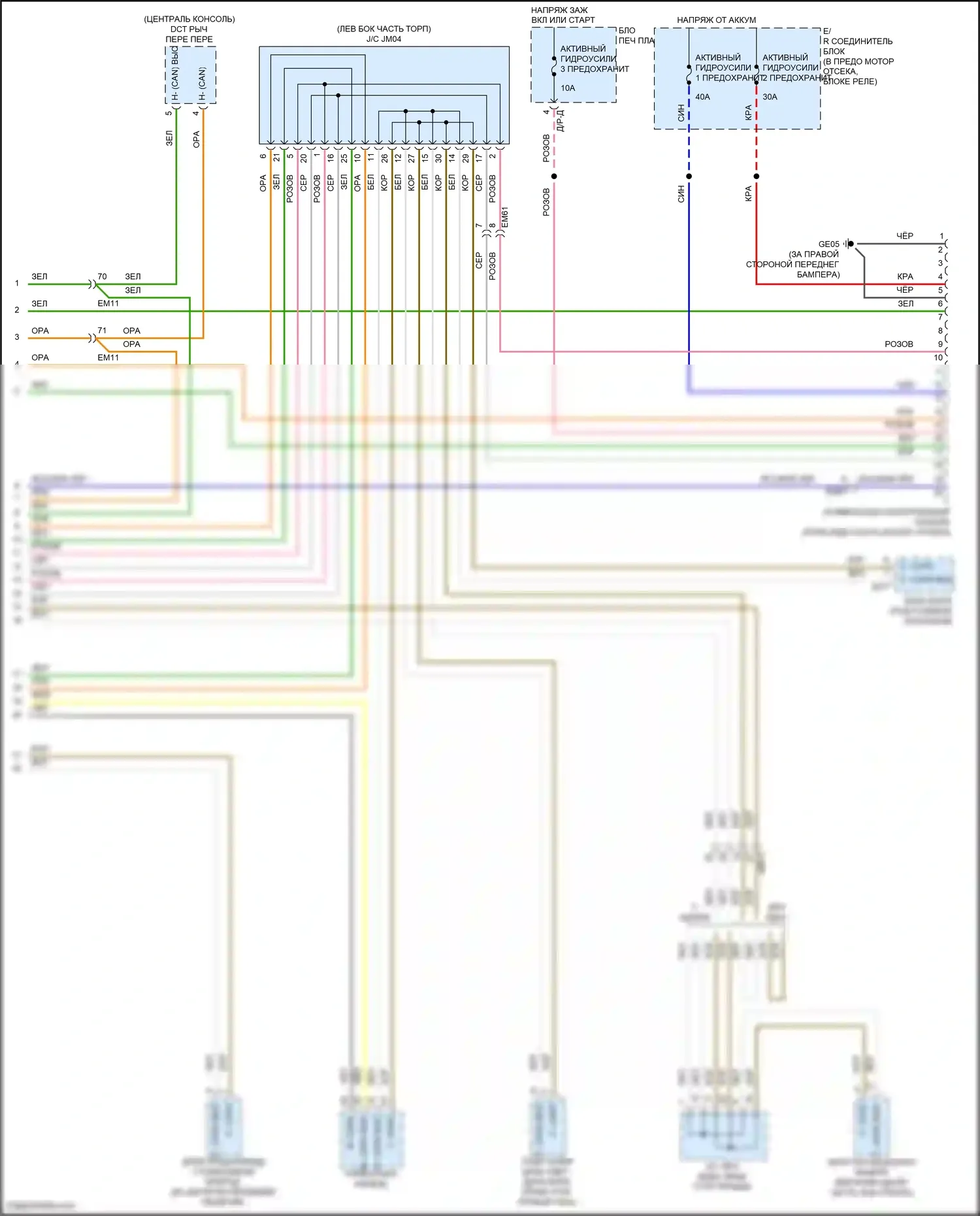 IONIQ Hyundai I (2016-2024): Can шина электросхема, подключаемый гибрид (5 из 5) 