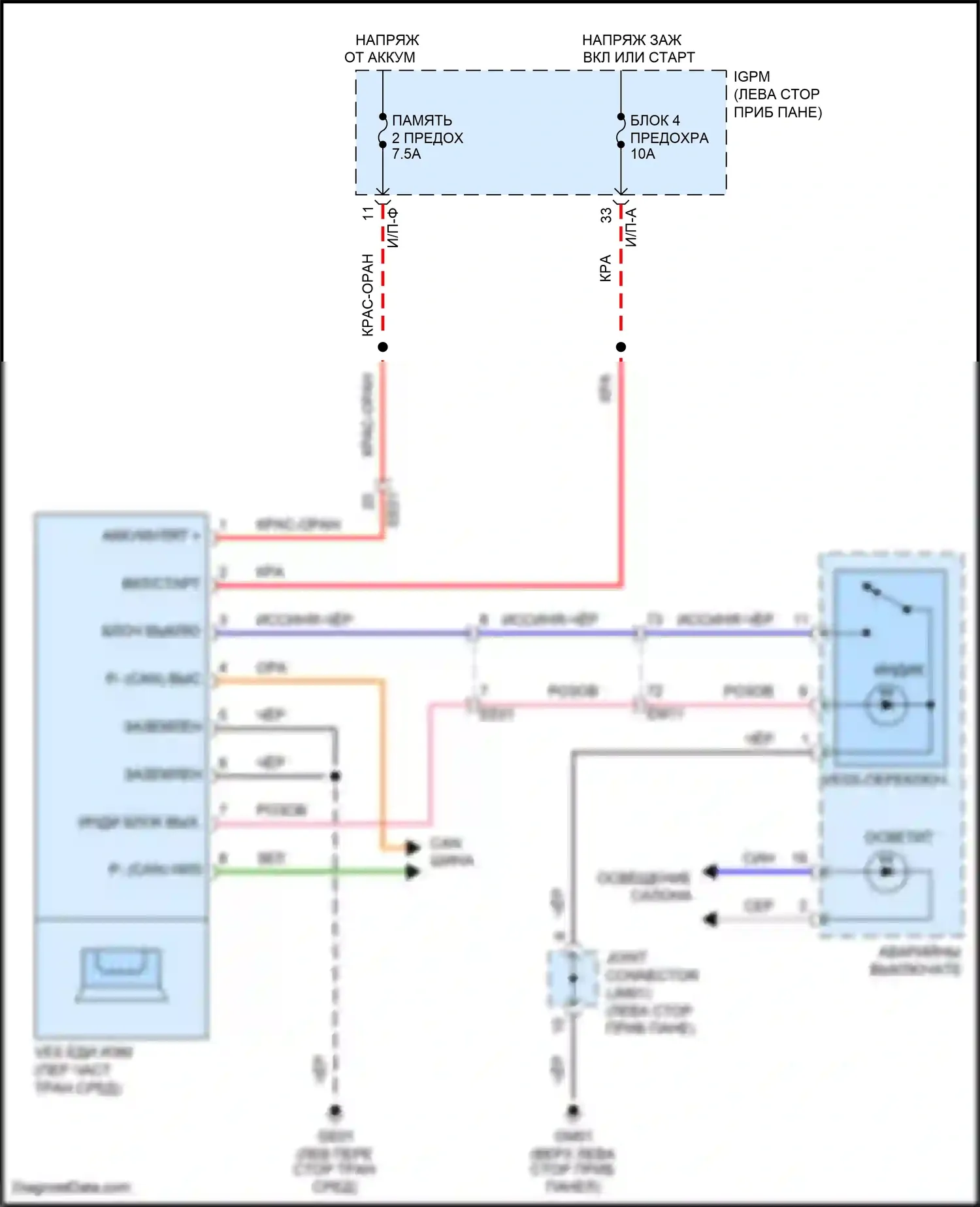IONIQ Hyundai I (2016-2024): Электросхема двигатель 1.6л гибрид, виртуальная система звука двигателя электросхема 