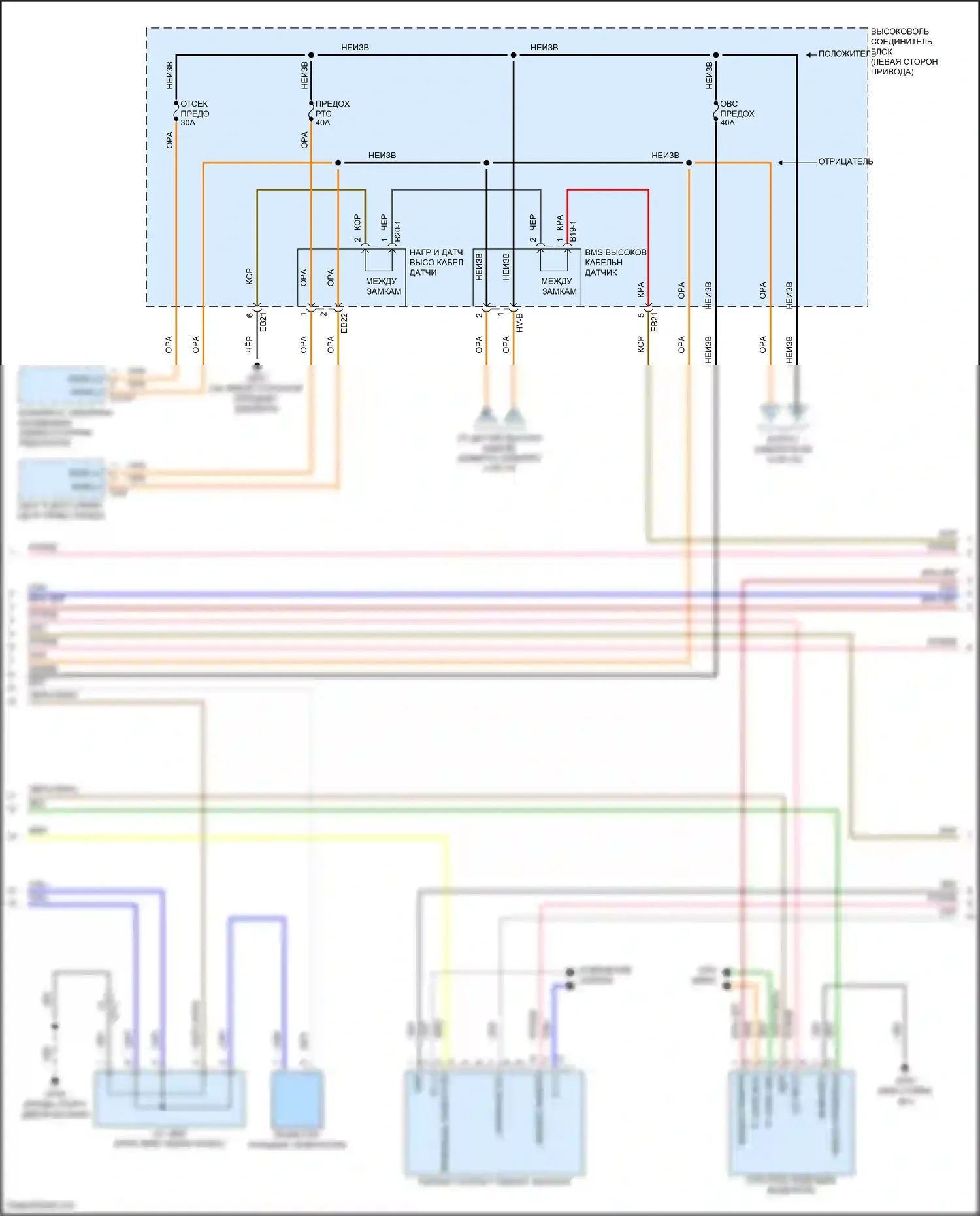 IONIQ Hyundai I (2016-2024): Электросхема двигателя электрическая, электросхема органов управления двигателем (10 из 14) 