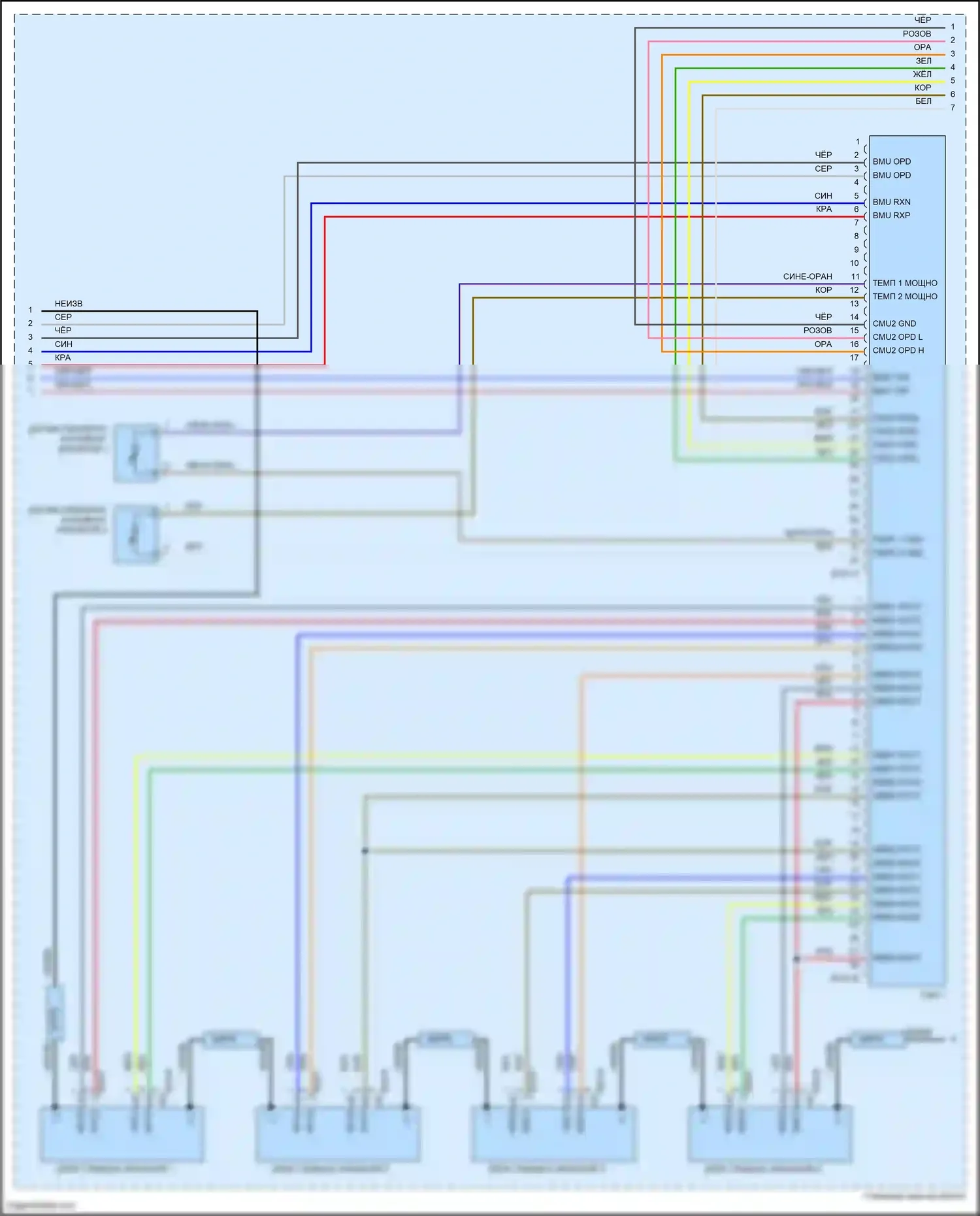IONIQ Hyundai I (2016-2024): Электросхема двигателя электрическая, электросхема органов управления двигателем (4 из 14) 