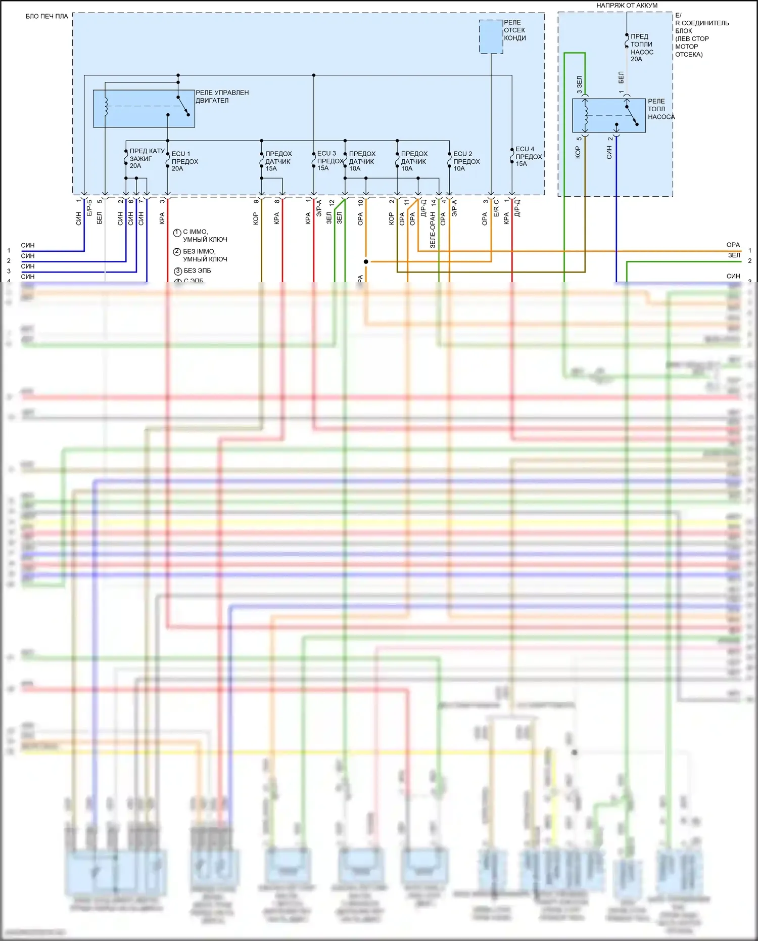 Kona Hyundai I рестайлинг (2020-2024): Электросхема двигателя 1,6л турбо (4 из 7) 