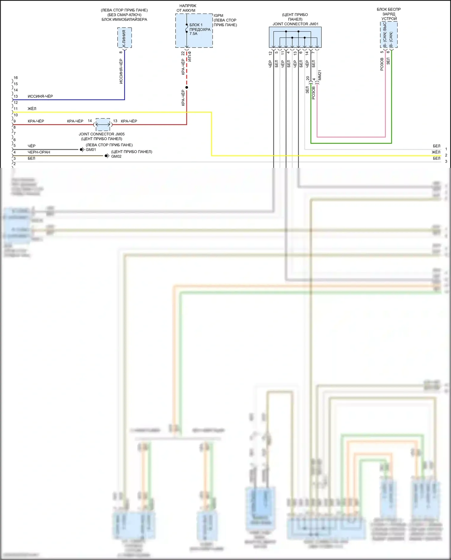 Kona Hyundai I (2017-2021): Can шина электросхема (1 из 4) 