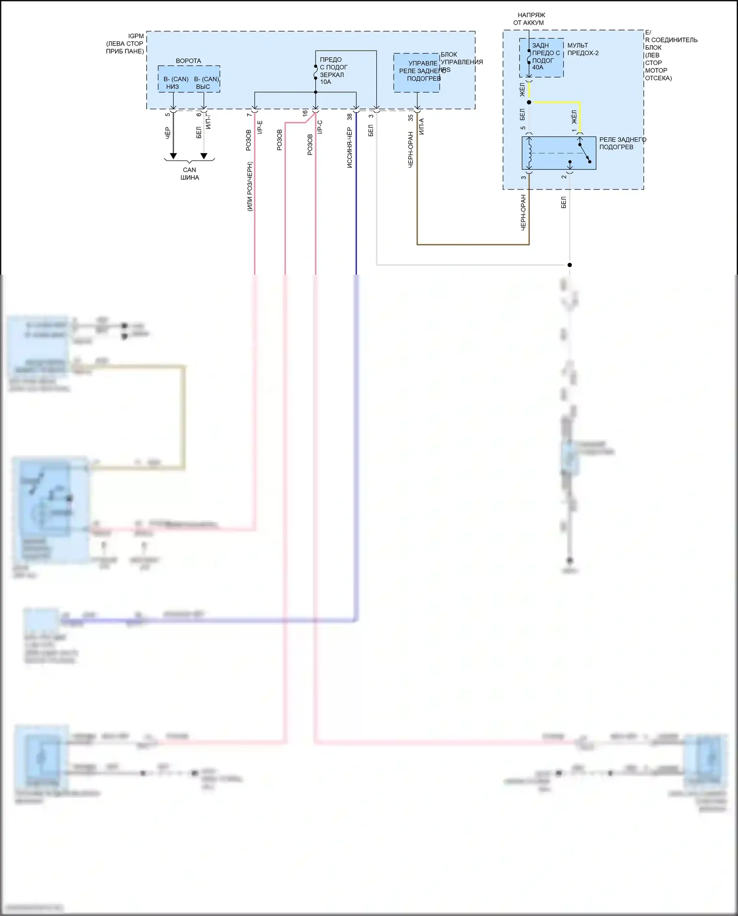 Kona Hyundai I (2017-2021): Размагничивает монтажную электросхему, без автоматического подогрева 