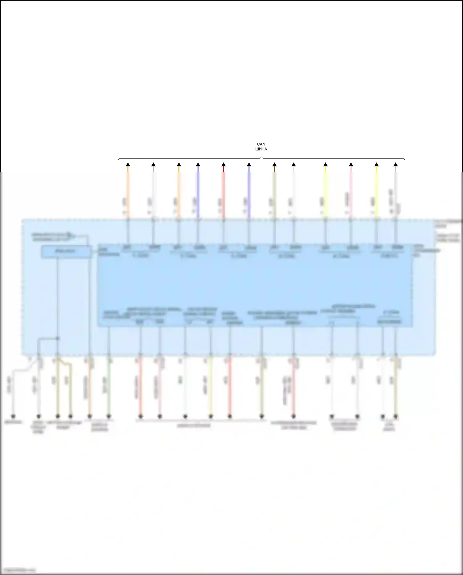 Santa Cruz Hyundai I (2021-2024): Электросхема блока управления ips (3 из 3) 