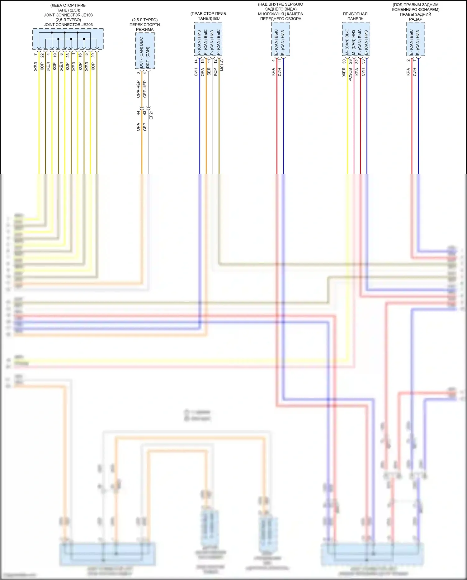 Santa Cruz Hyundai I (2021-2024): Can шина электросхема (3 из 5) 